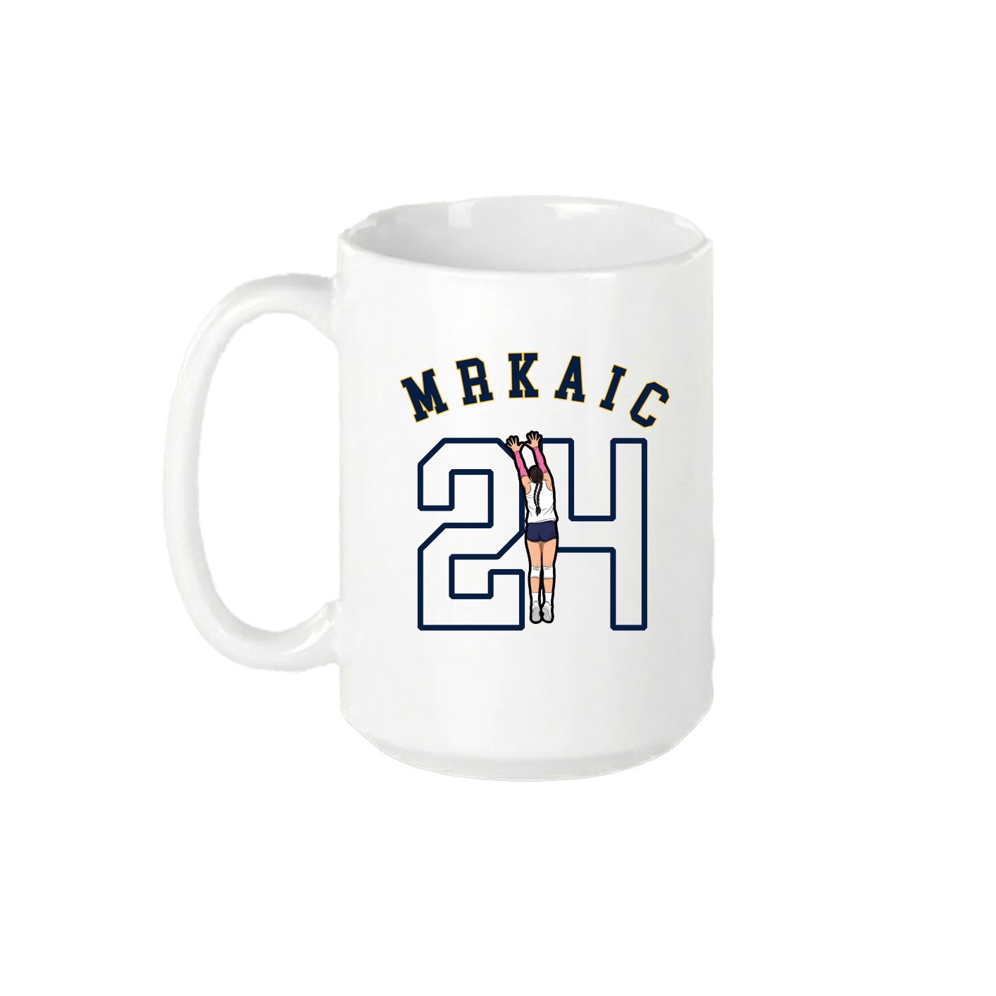15oz Coffee Mug — Shirsey Arch in White
