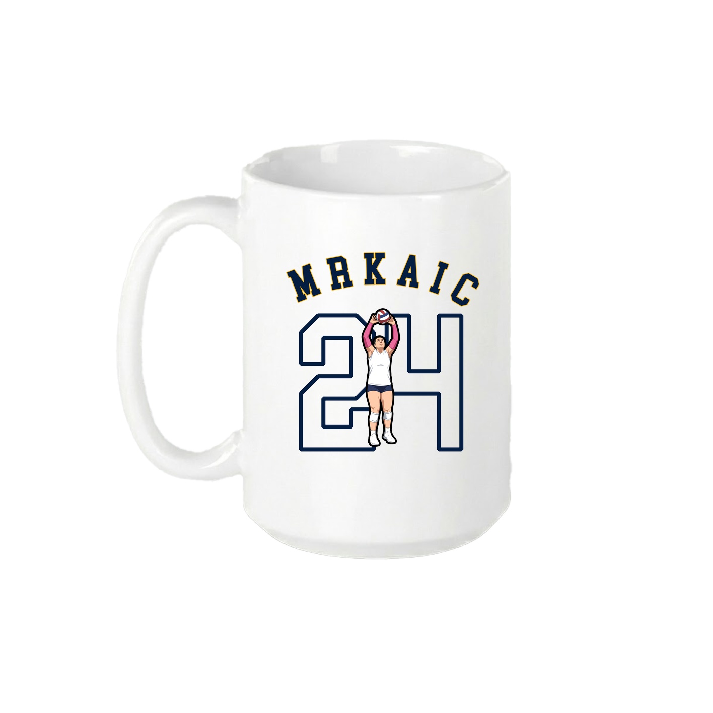 15oz Coffee Mug — Shirsey Arch in White