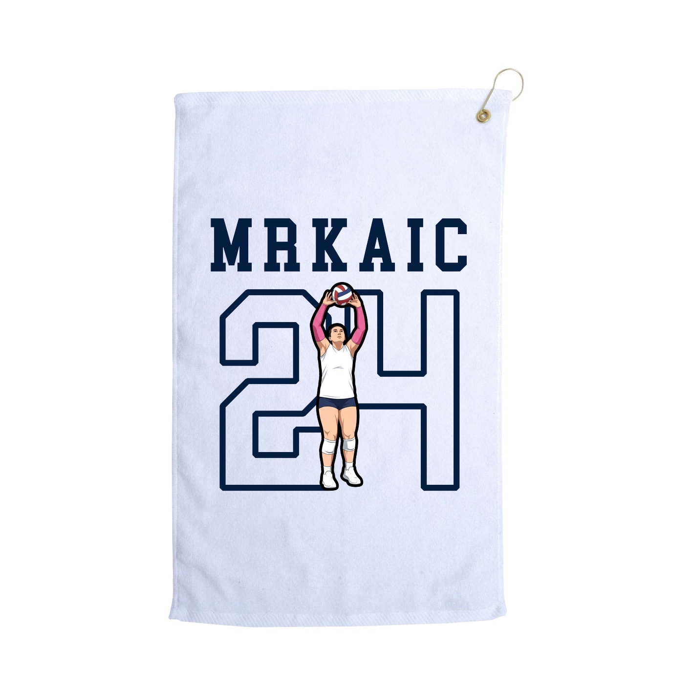 Golf Towel — Shirsey in White