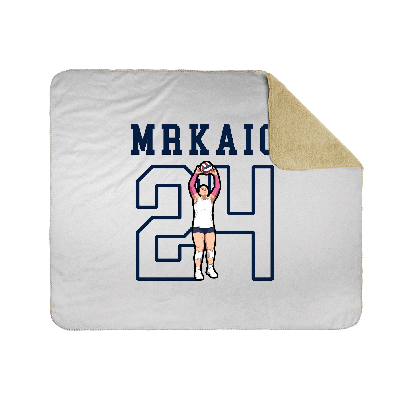 Throw Blanket — Shirsey in White