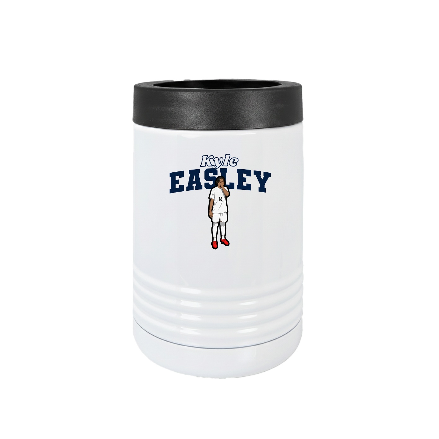 Beverage Holder — Name Arch in White