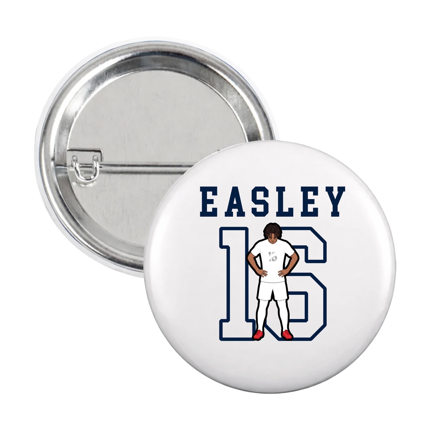 Game Day Button — Shirsey in White