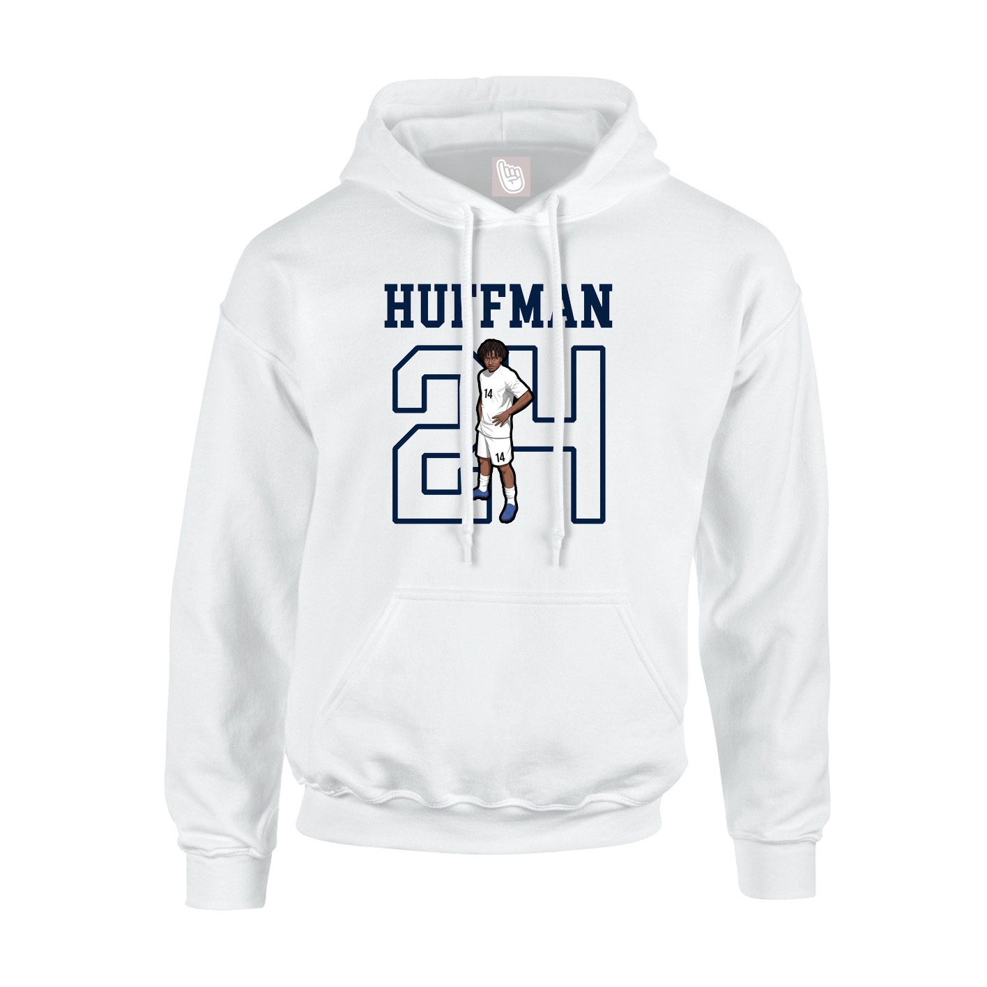 Youth Hoodie — Shirsey in White