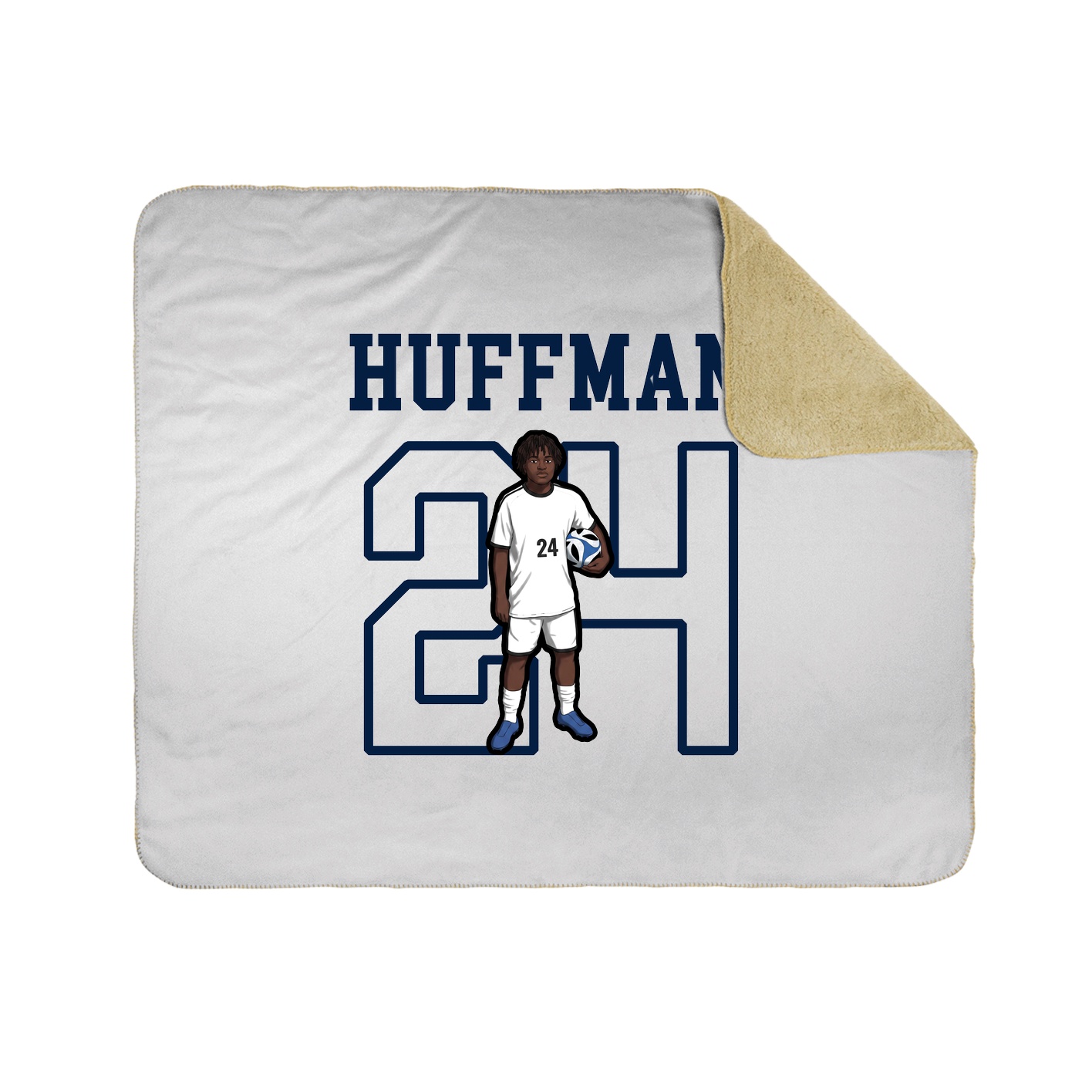 Throw Blanket — Shirsey in White