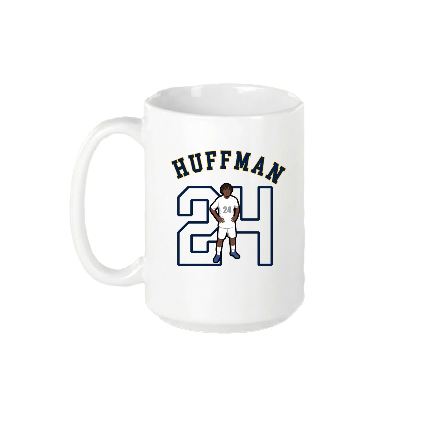 15oz Coffee Mug — Shirsey Arch in White