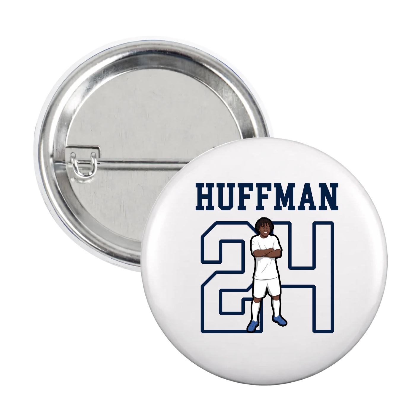 Game Day Button — Shirsey in White