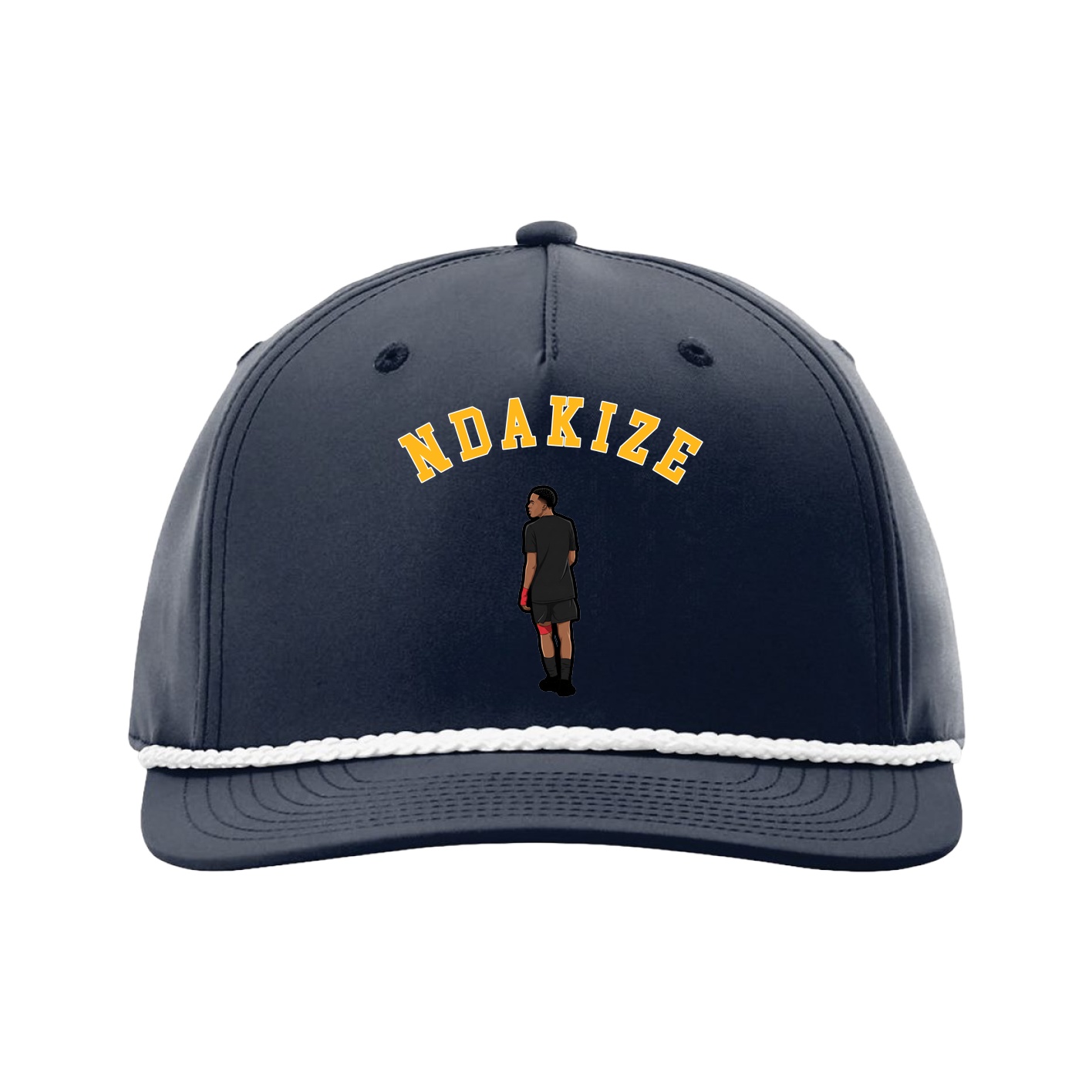 Five-Panel Classic Rope Cap — Shirsey Arch in Navy