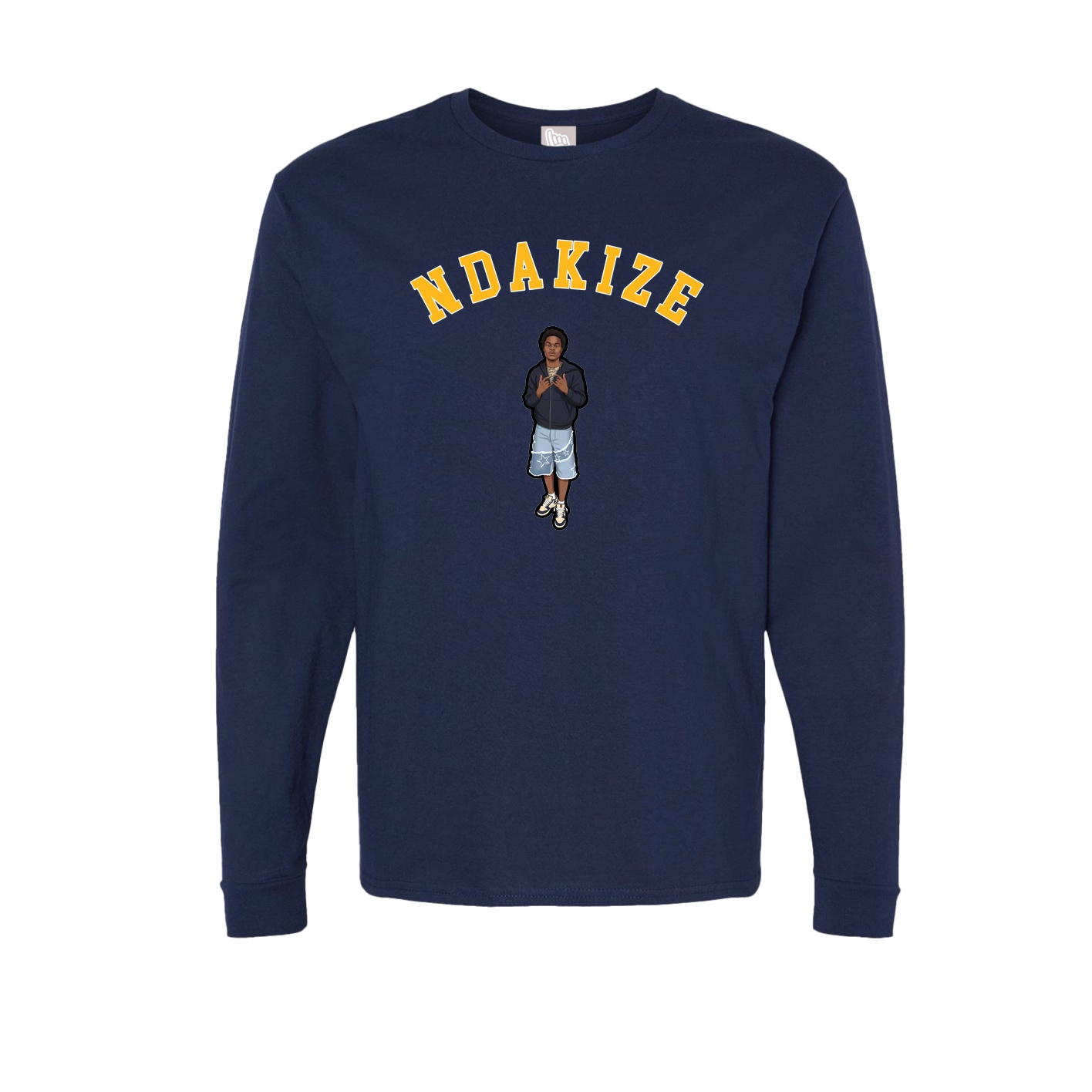 Long Sleeve Tee — Shirsey Arch in Navy