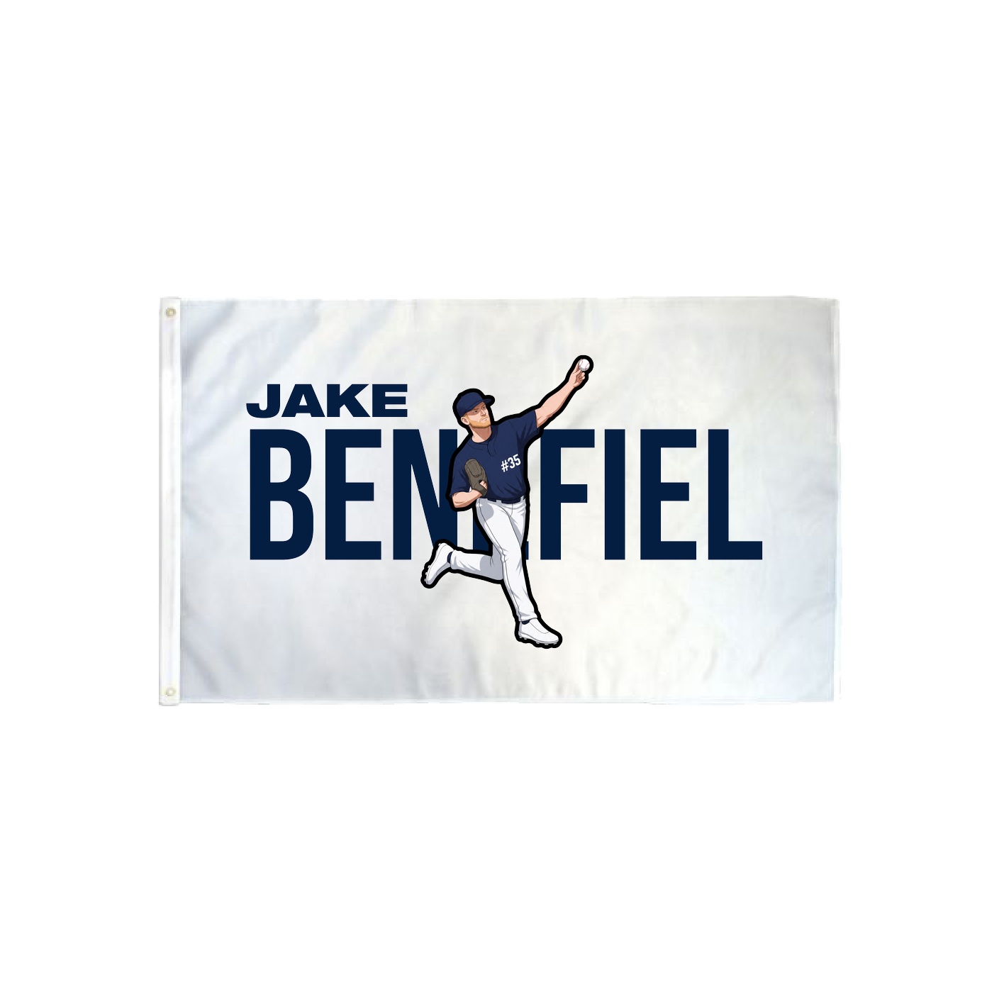 3x5 Flag — Player Name in Classic