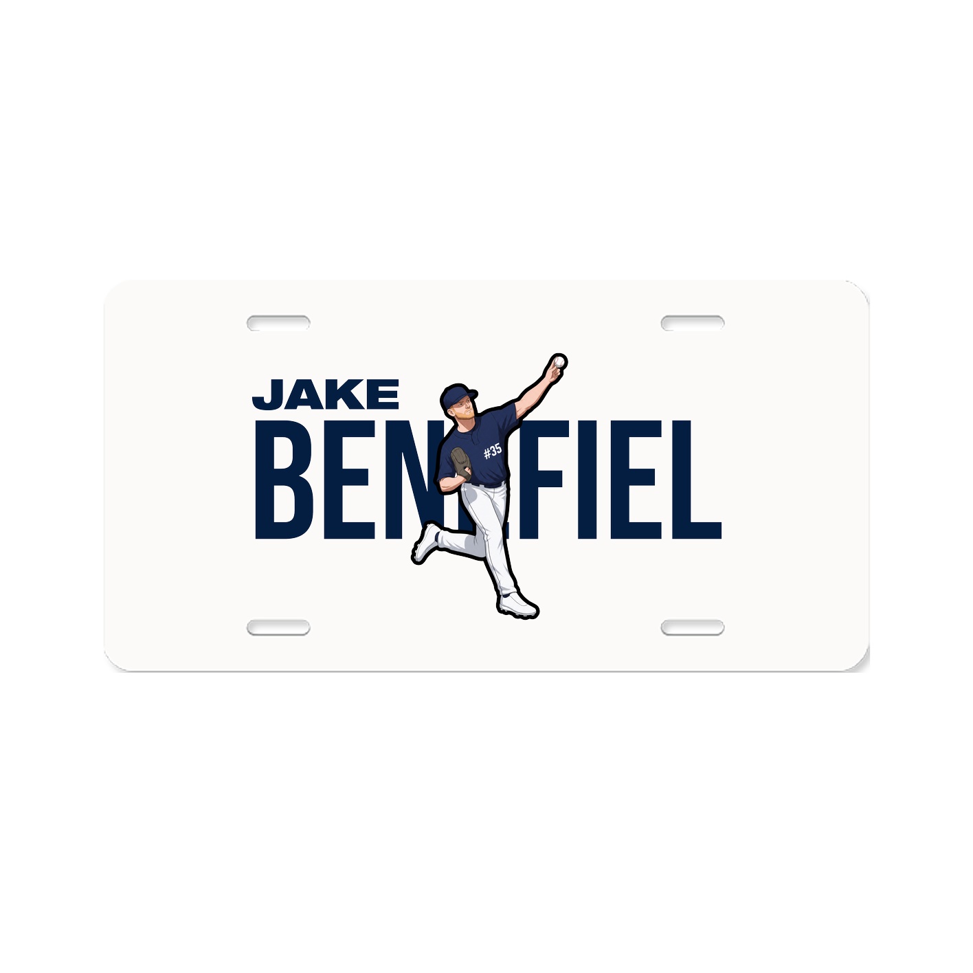 License Plate — Player Name in Classic
