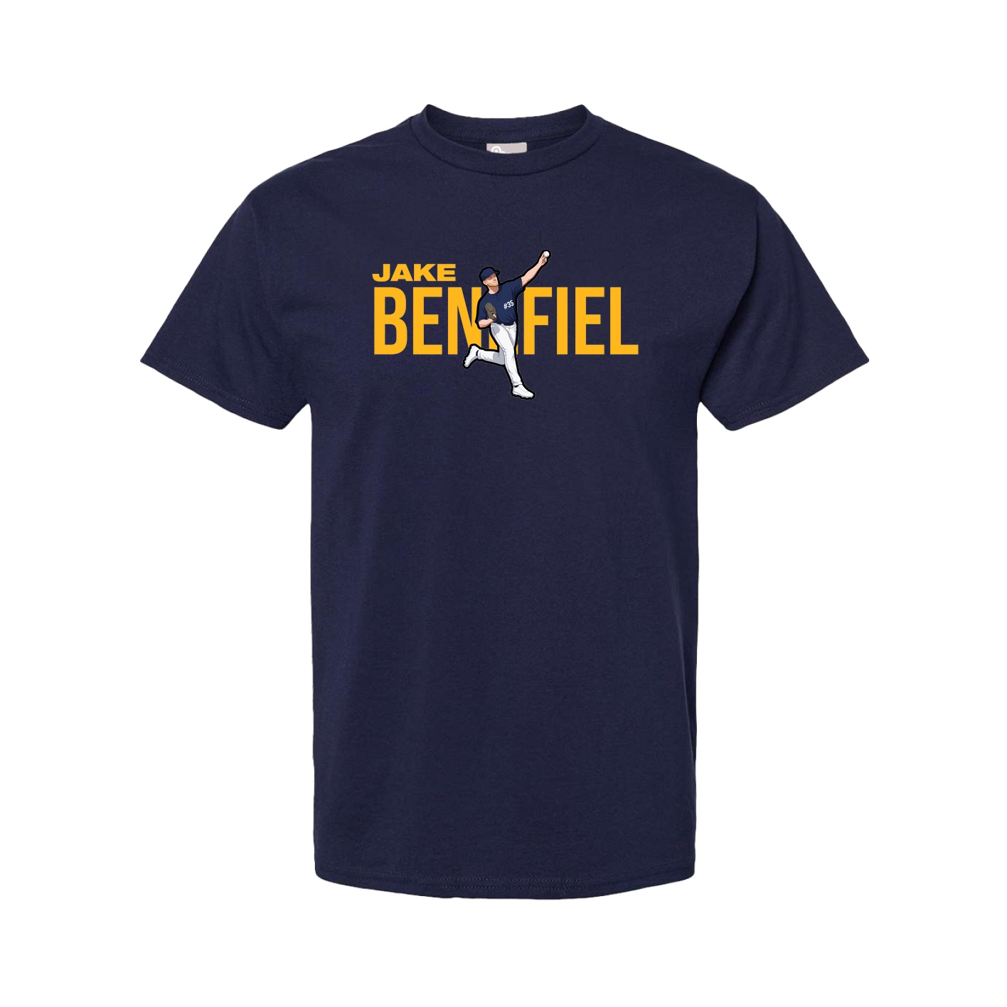 Youth Tee — Player Name in Navy