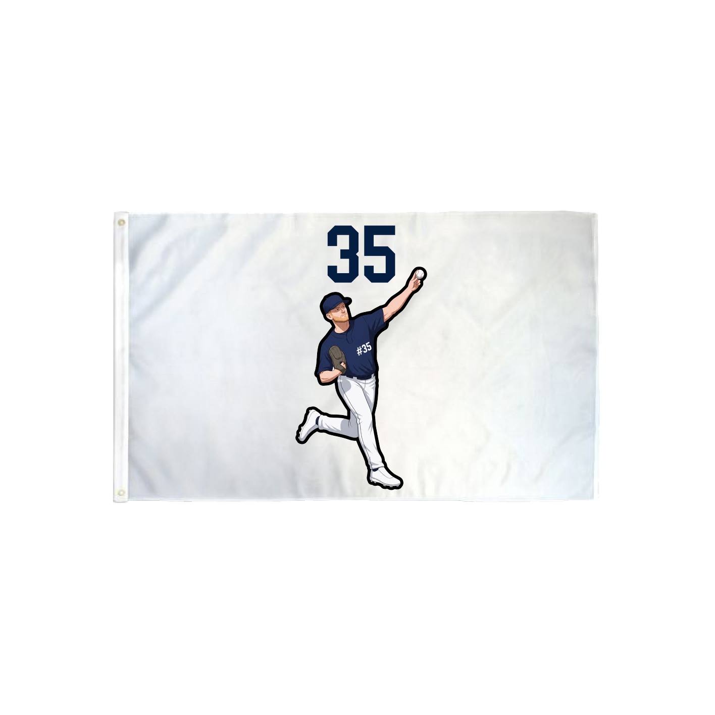 3x5 Flag — Number Top in Classic