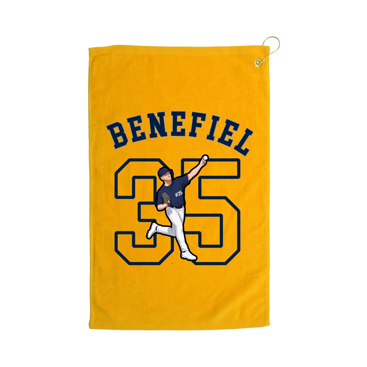Golf Towel — Shirsey Arch in Gold