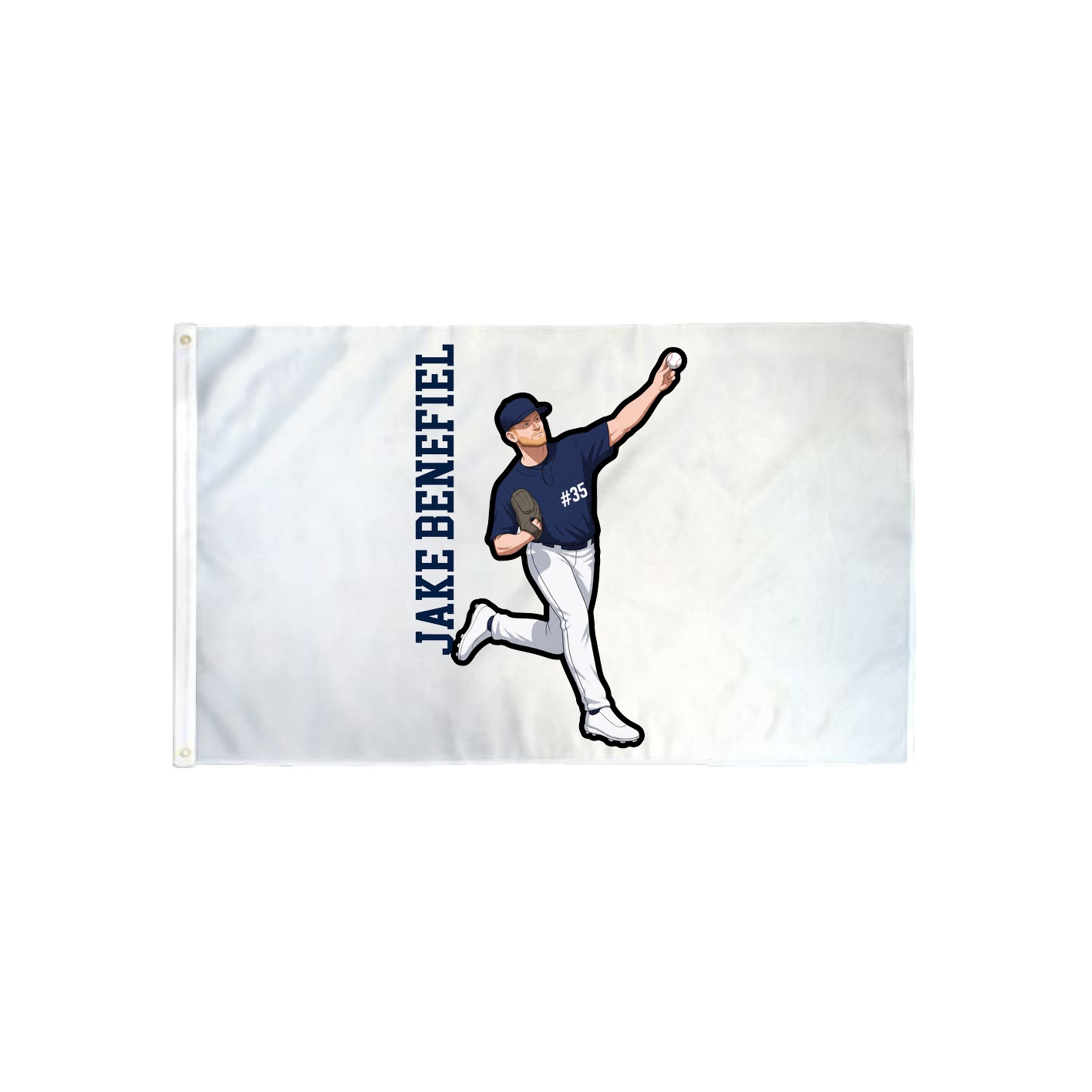 3x5 Flag — Name Vertical in Classic