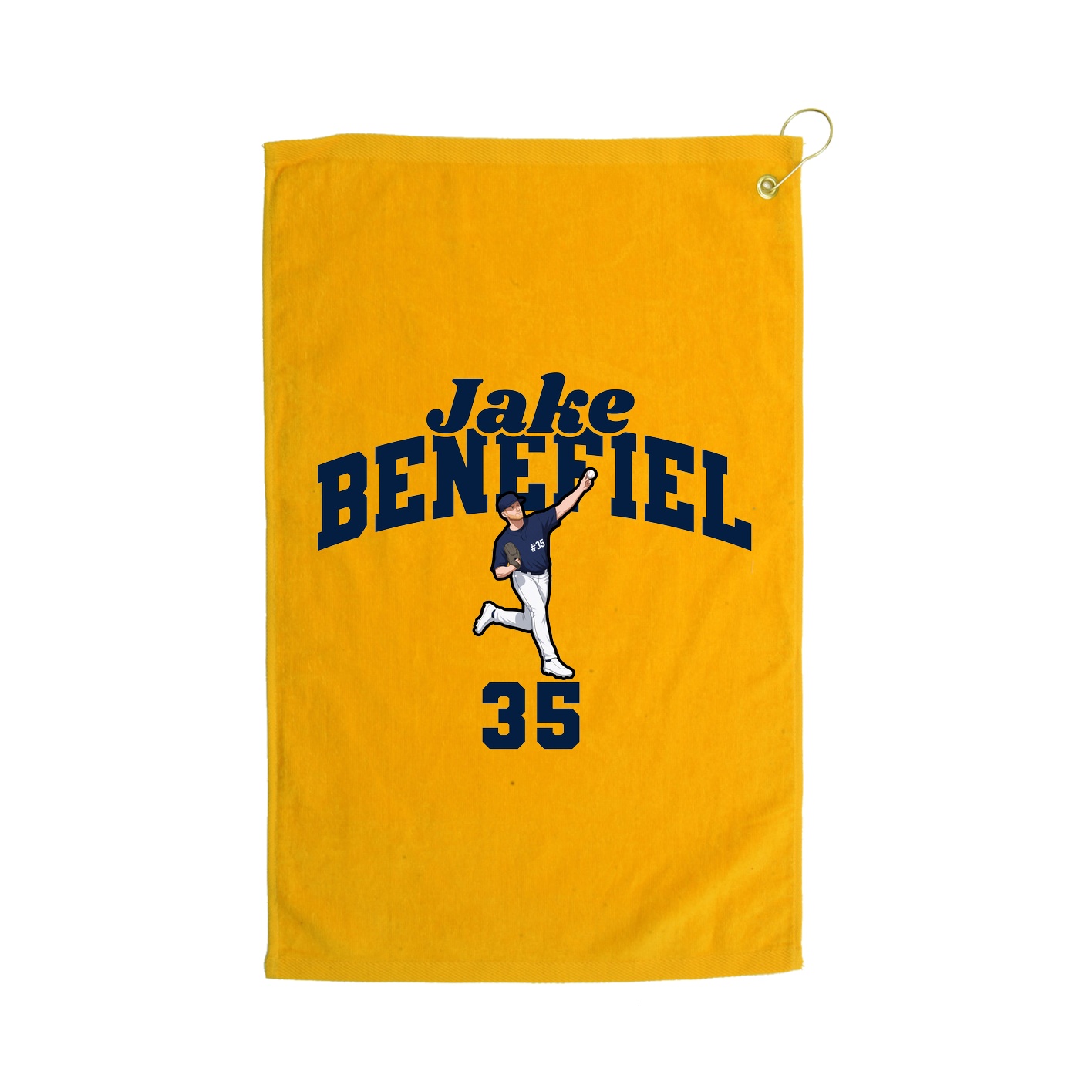 Golf Towel — Signature Arch in Gold