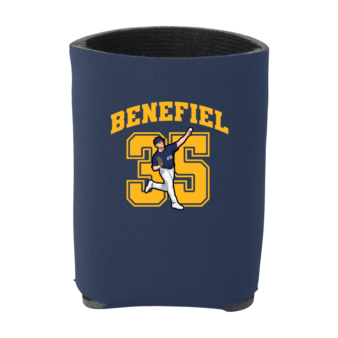 Can Holder — Number in Navy