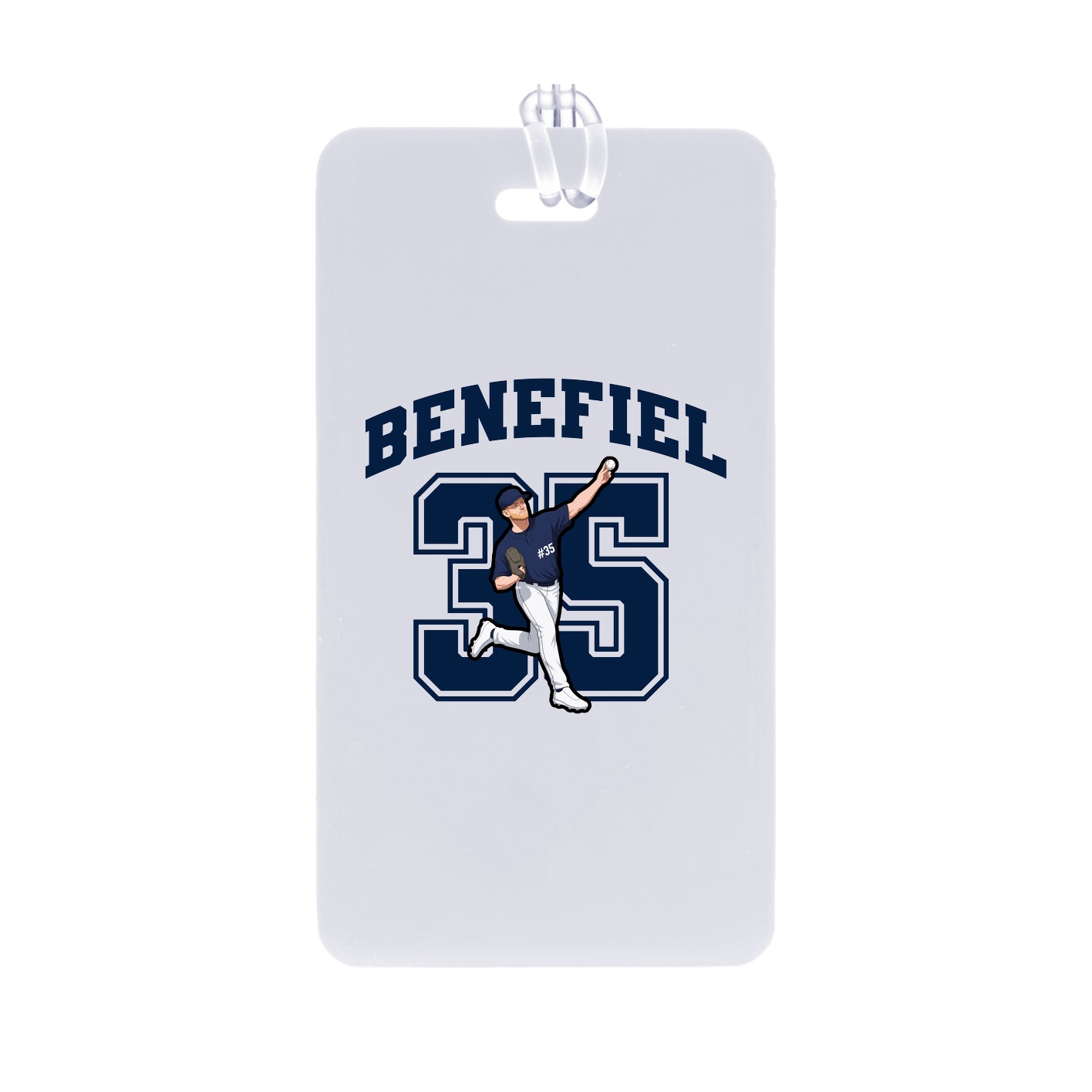 Bag Tag — Number in Classic