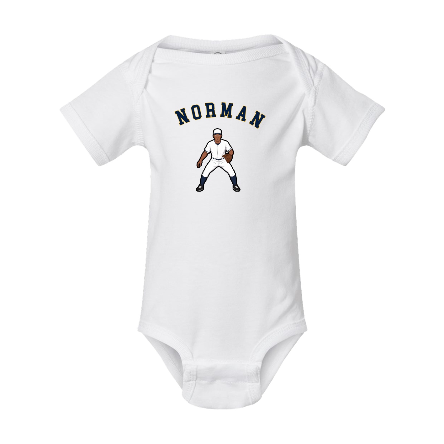 Baby Onesie — Shirsey Arch in White