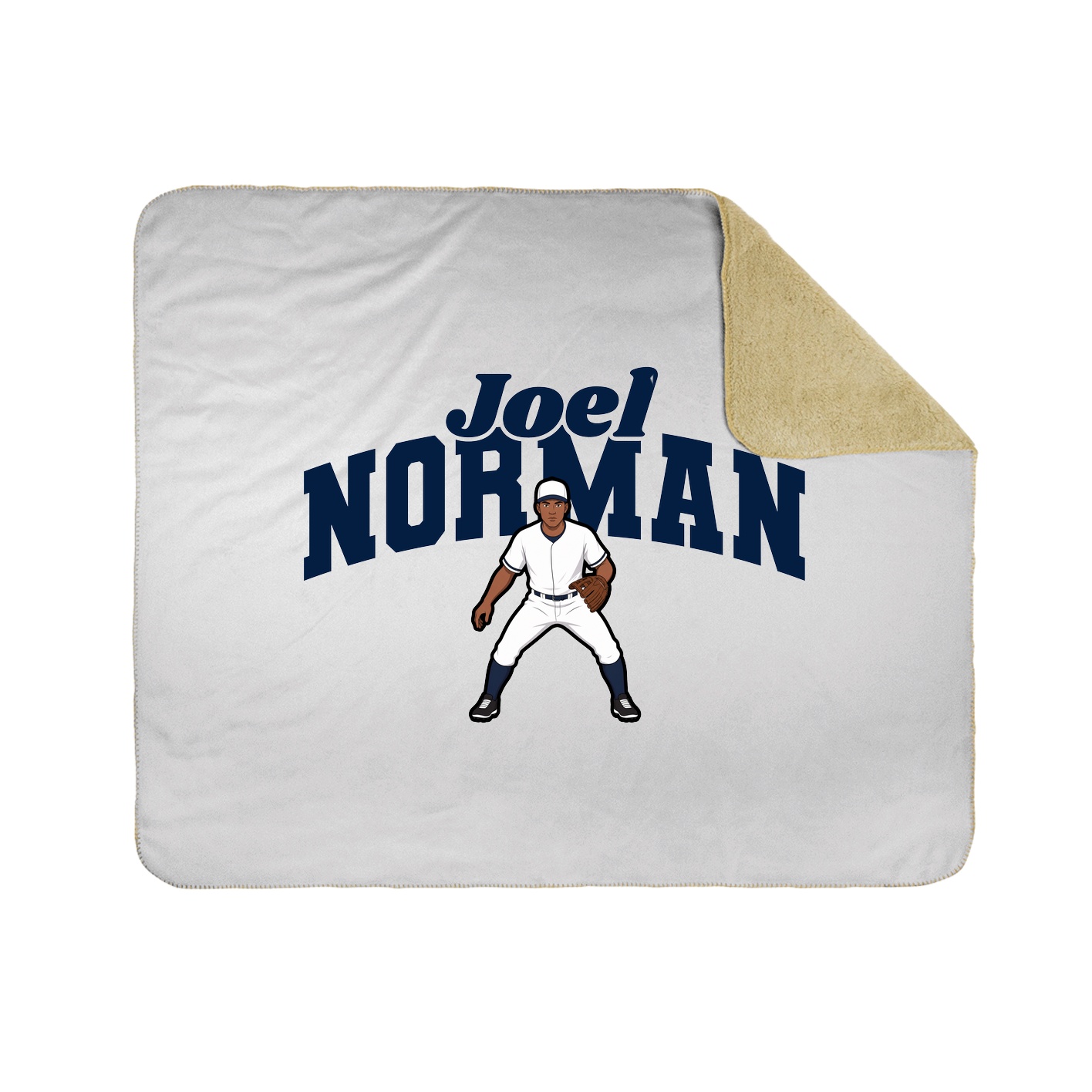 Throw Blanket — Signature Arch in White