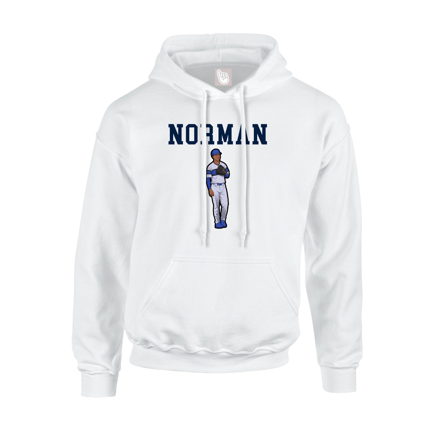 Hoodie — Shirsey in White