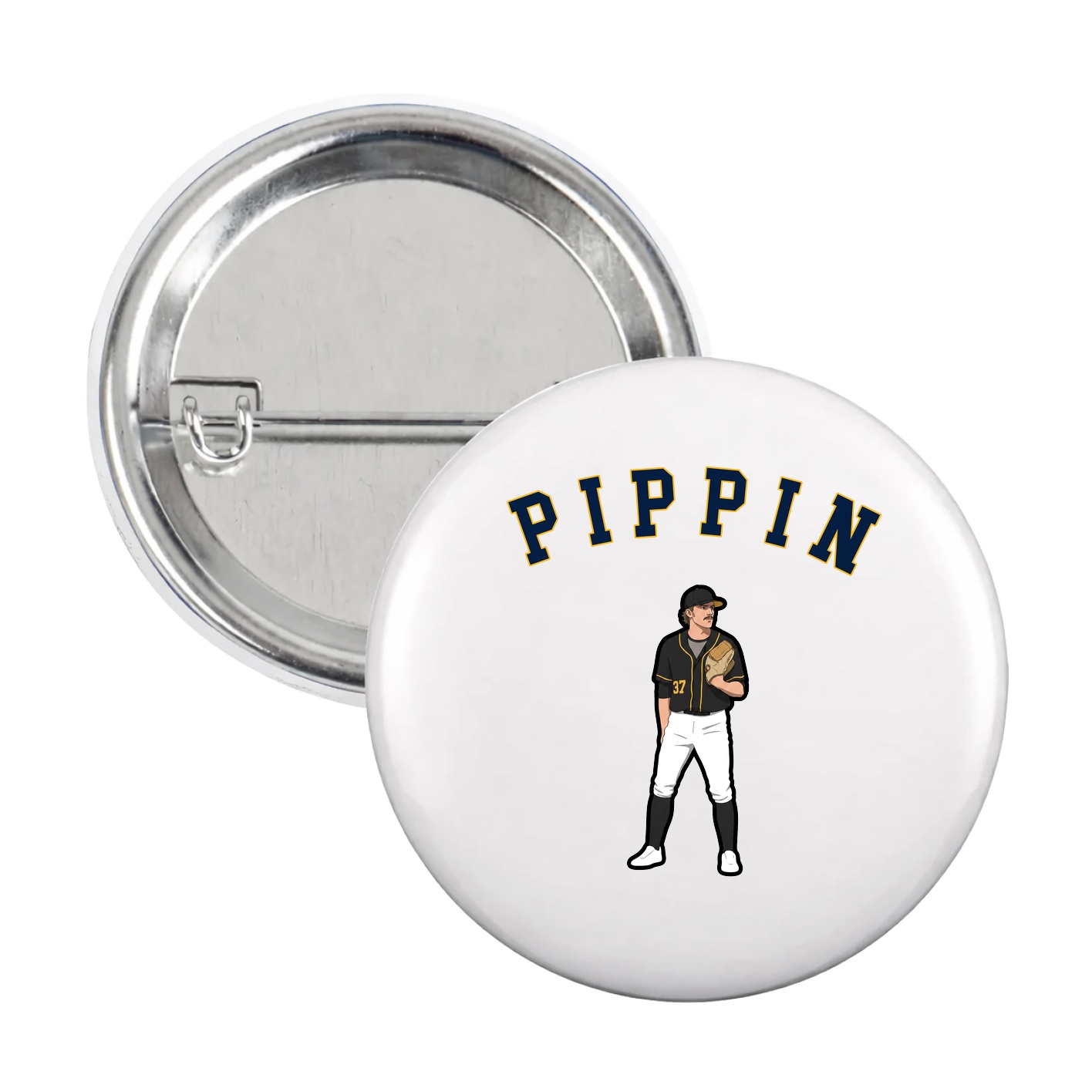 Game Day Button — Shirsey Arch in White