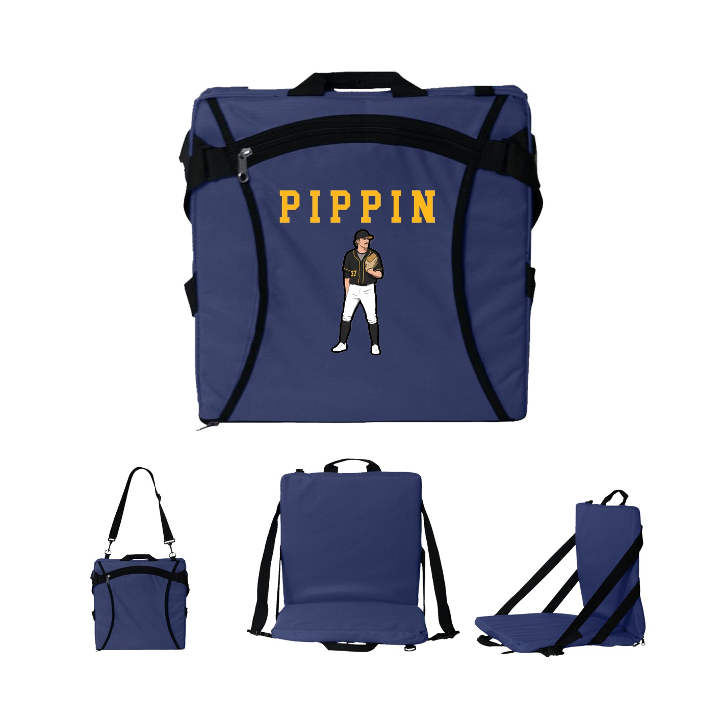 Folding Stadium Seat — Shirsey in Navy