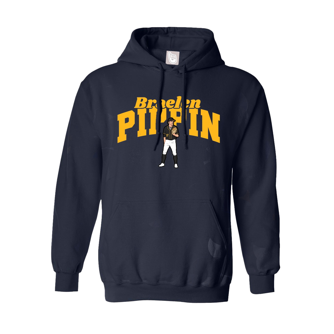 Hoodie — Signature Arch in Navy