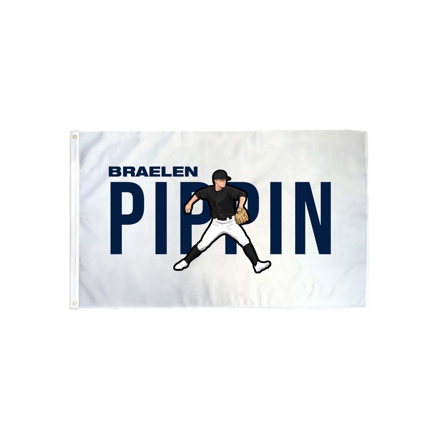 3x5 Flag — Player Name in Classic