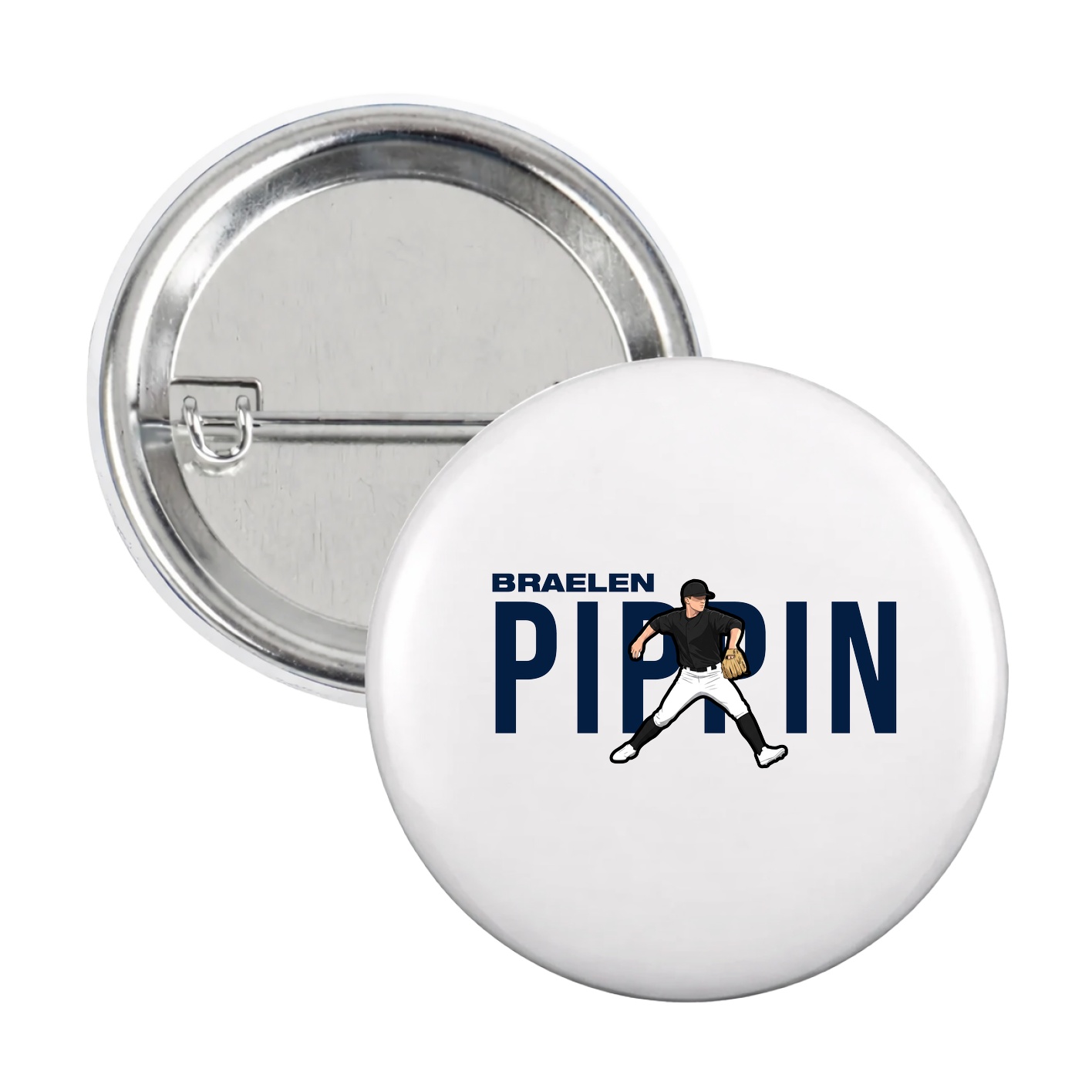 Game Day Button — Player Name in White