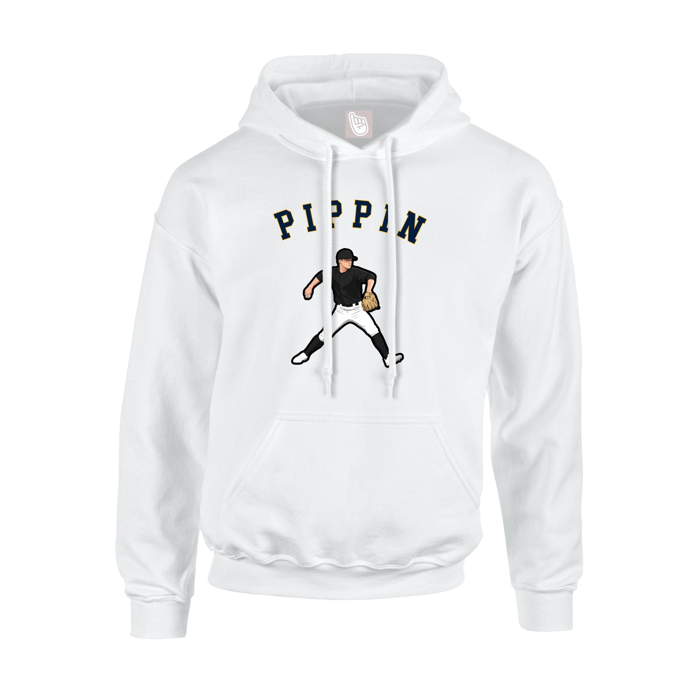Hoodie — Shirsey Arch in White