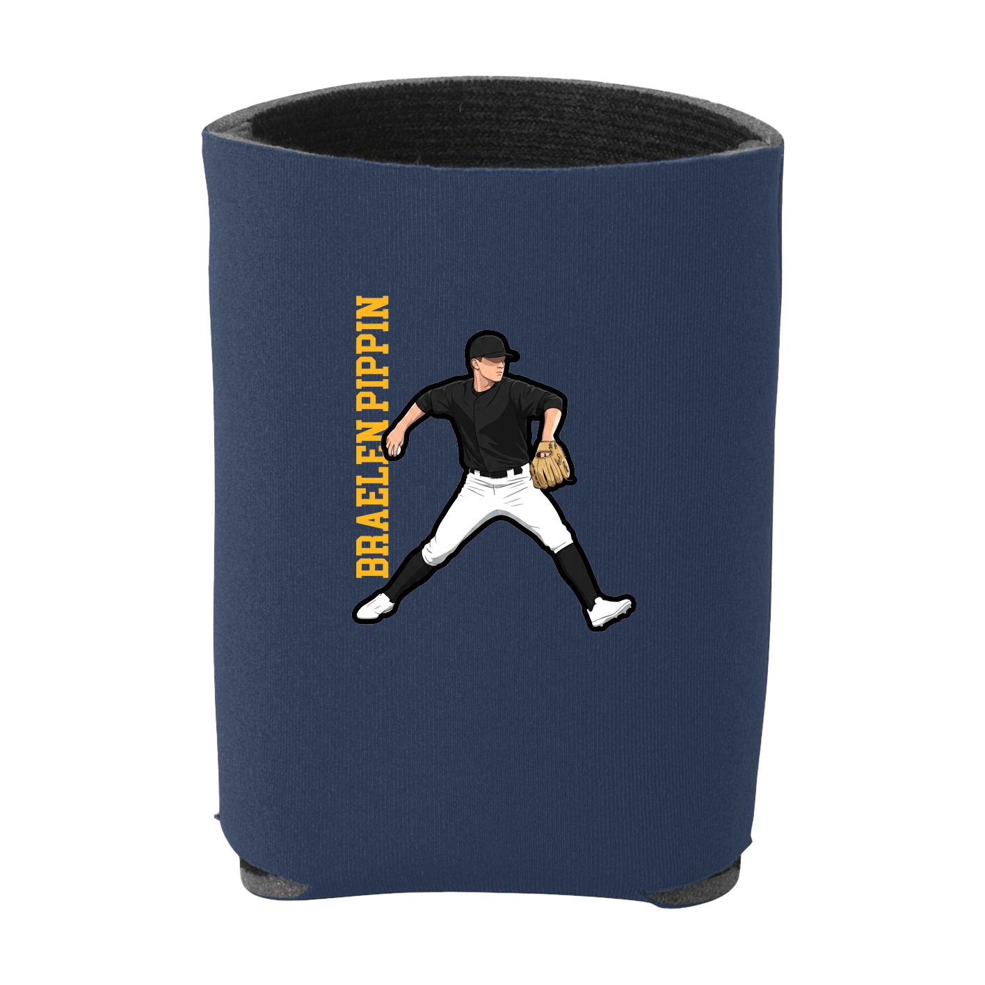 Can Holder — Name Vertical in Navy