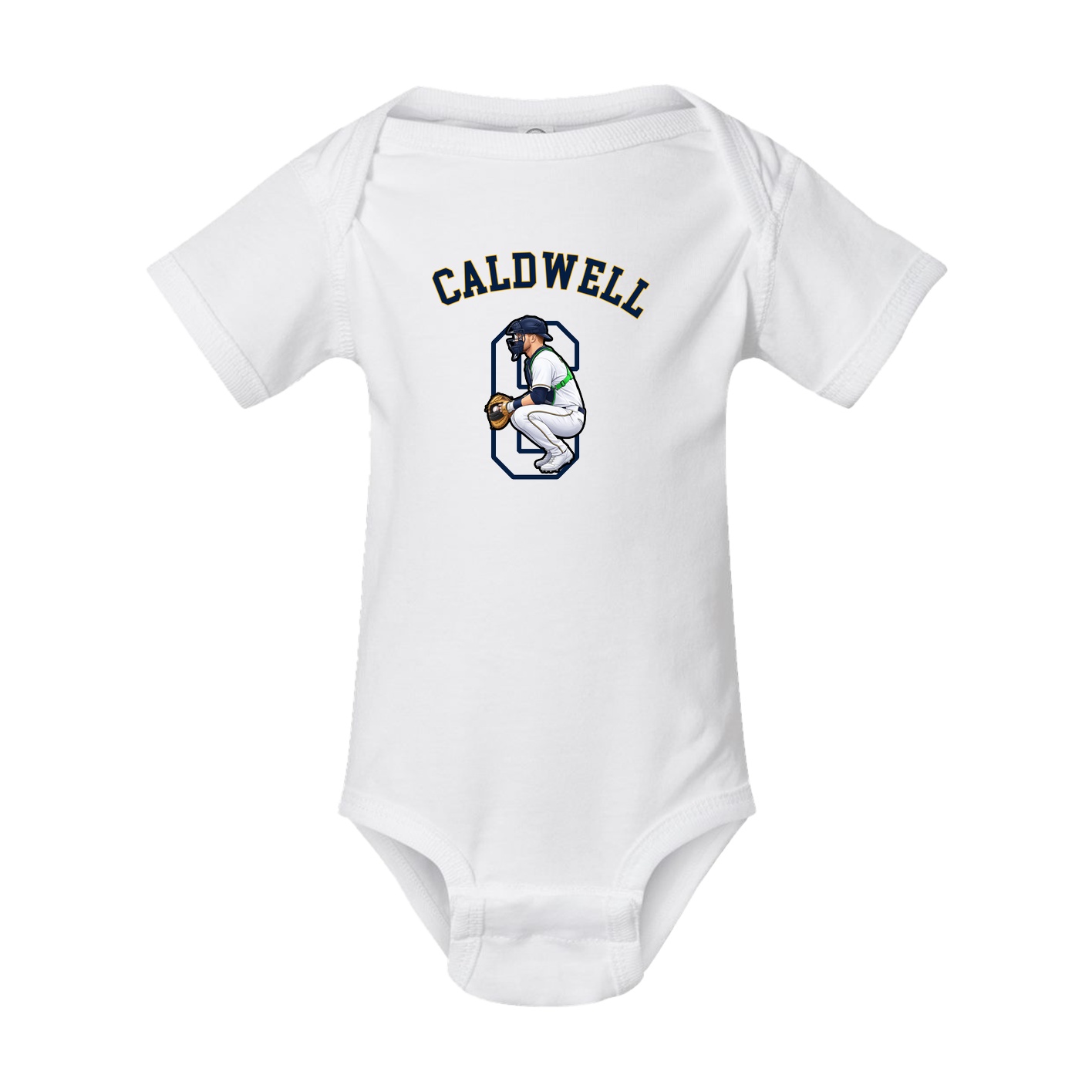Baby Onesie — Shirsey Arch in White