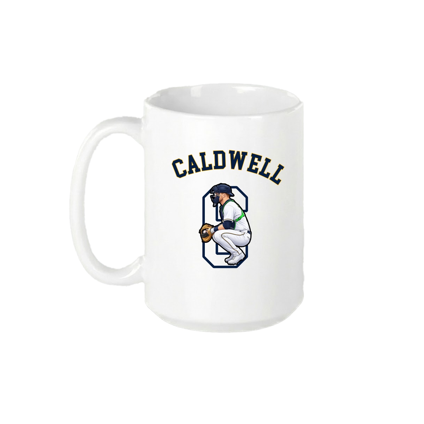 15oz Coffee Mug — Shirsey Arch in White