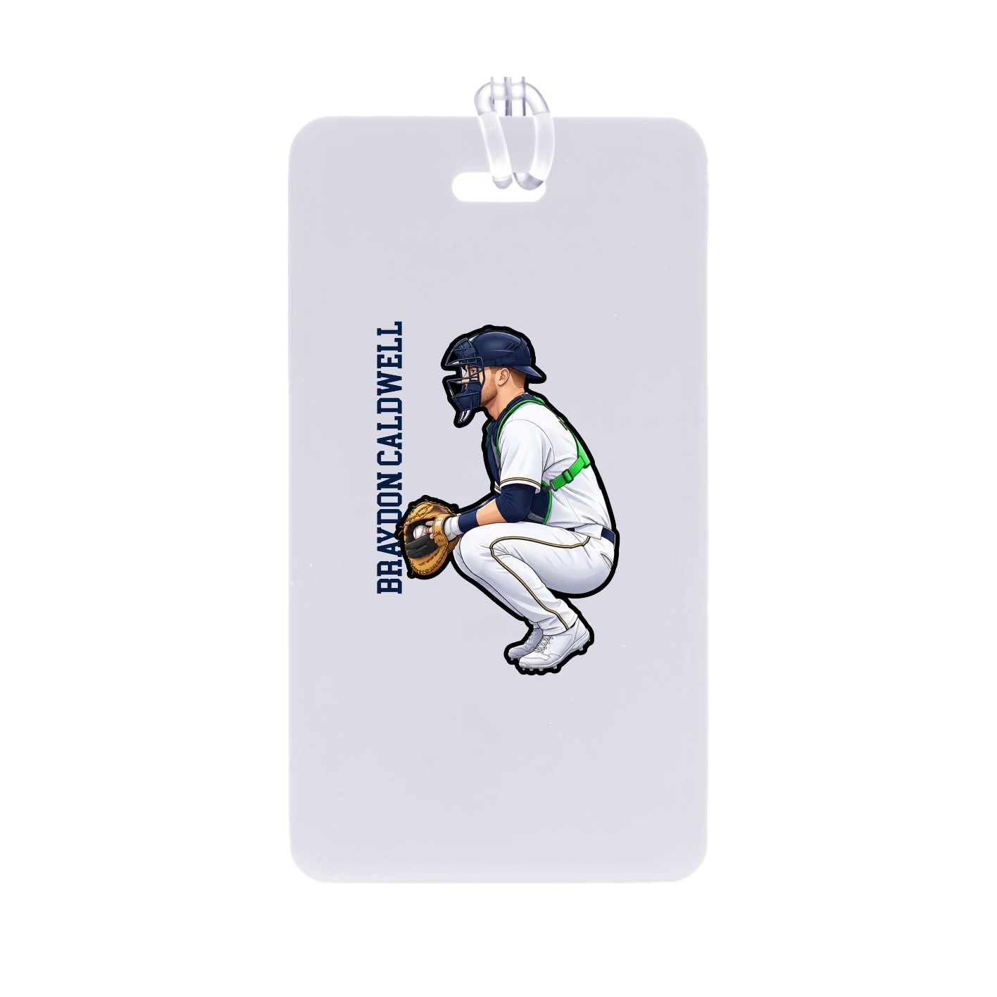 Bag Tag — Name Vertical in Classic