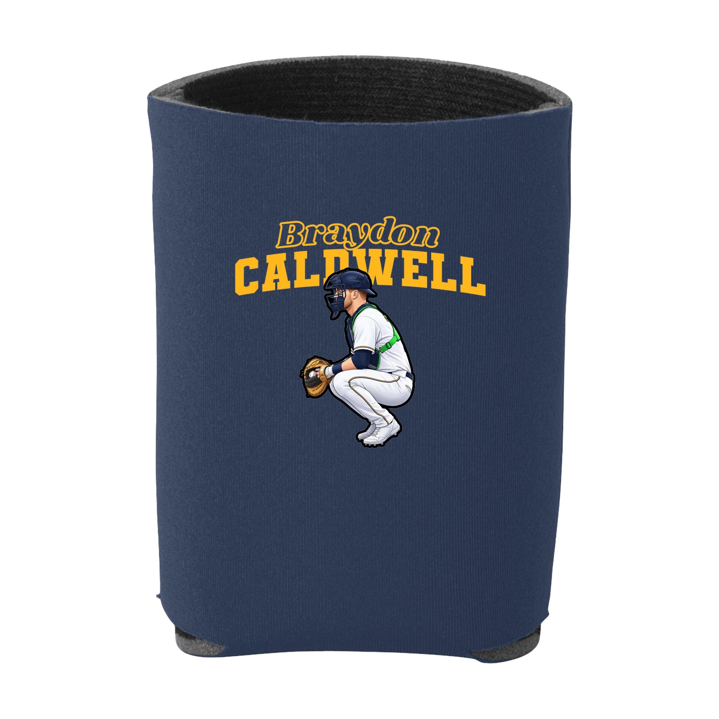 Can Holder — Name Arch in Navy