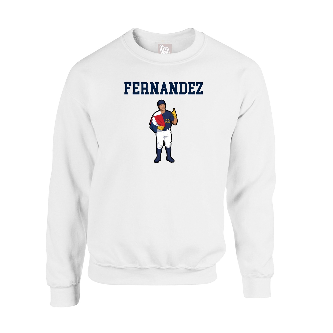Fleece Crew — Shirsey in White