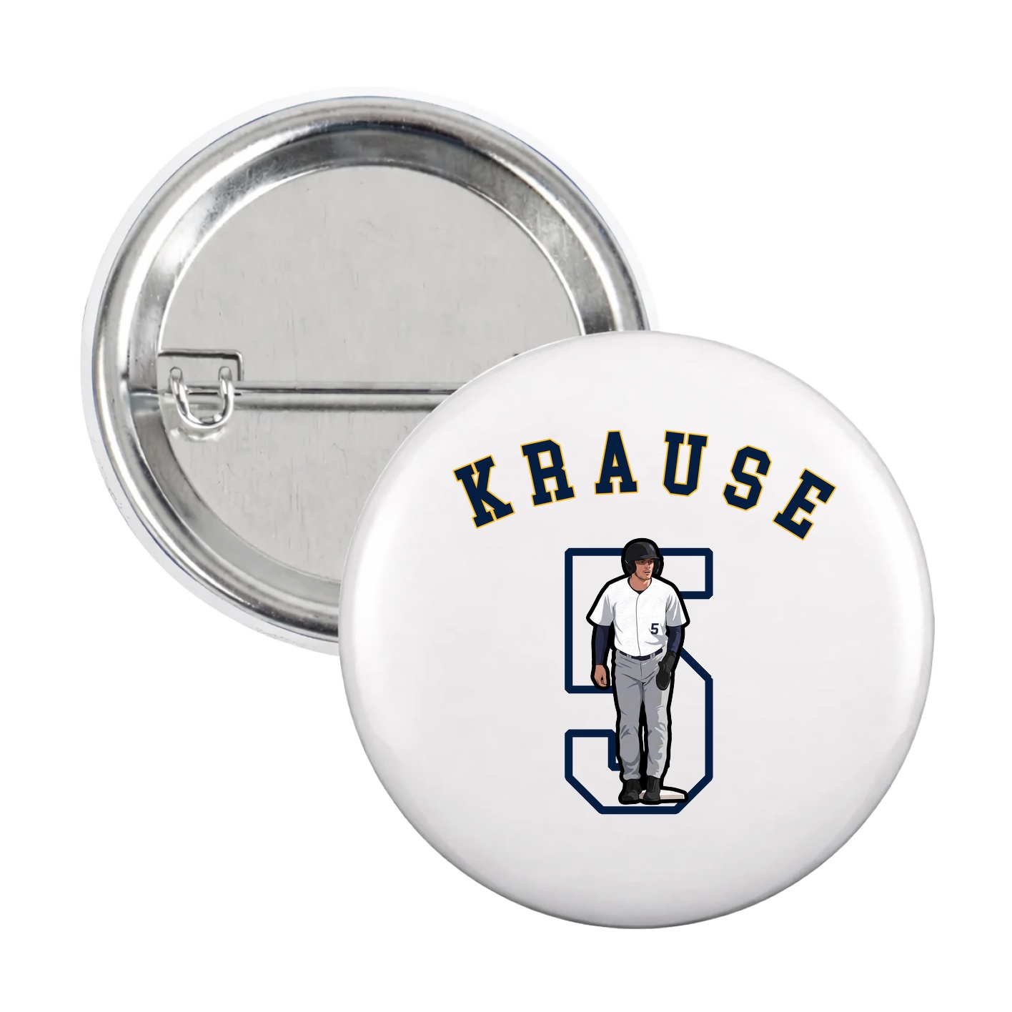 Game Day Button — Shirsey Arch in White