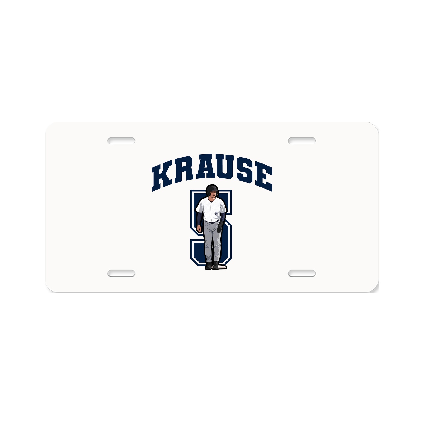 License Plate — Number in Classic