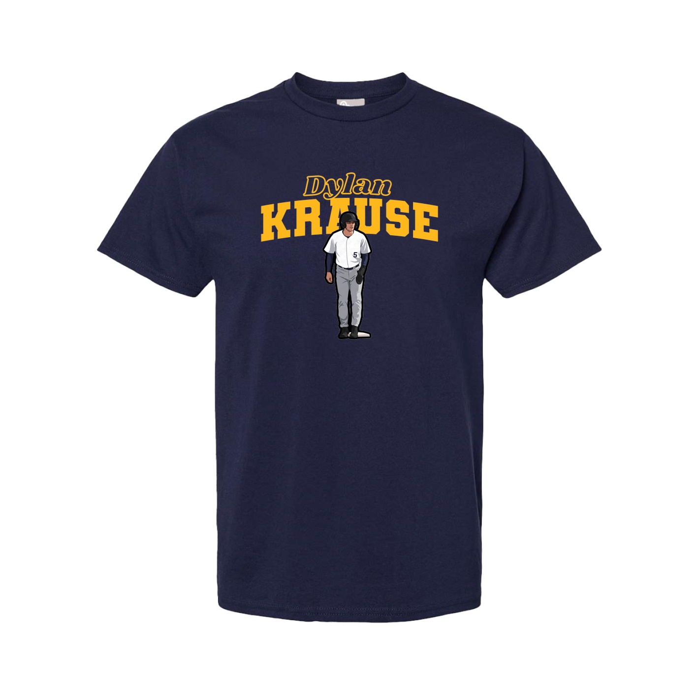 Youth Tee — Name Arch in Navy