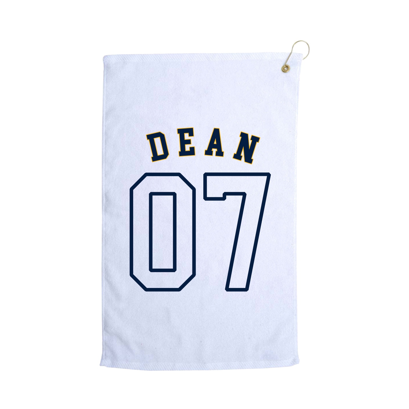 Golf Towel — Shirsey Arch in White