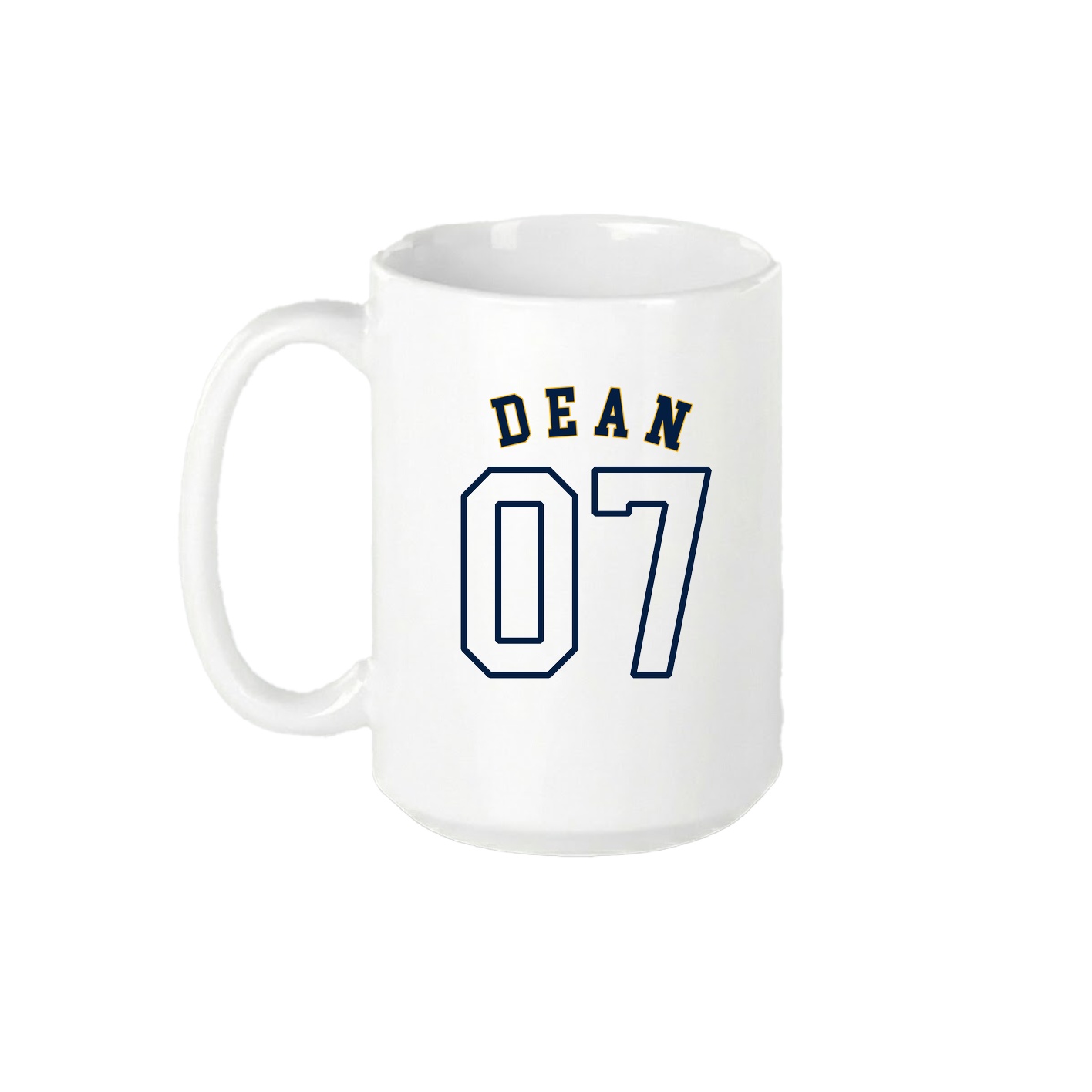 15oz Coffee Mug — Shirsey Arch in White