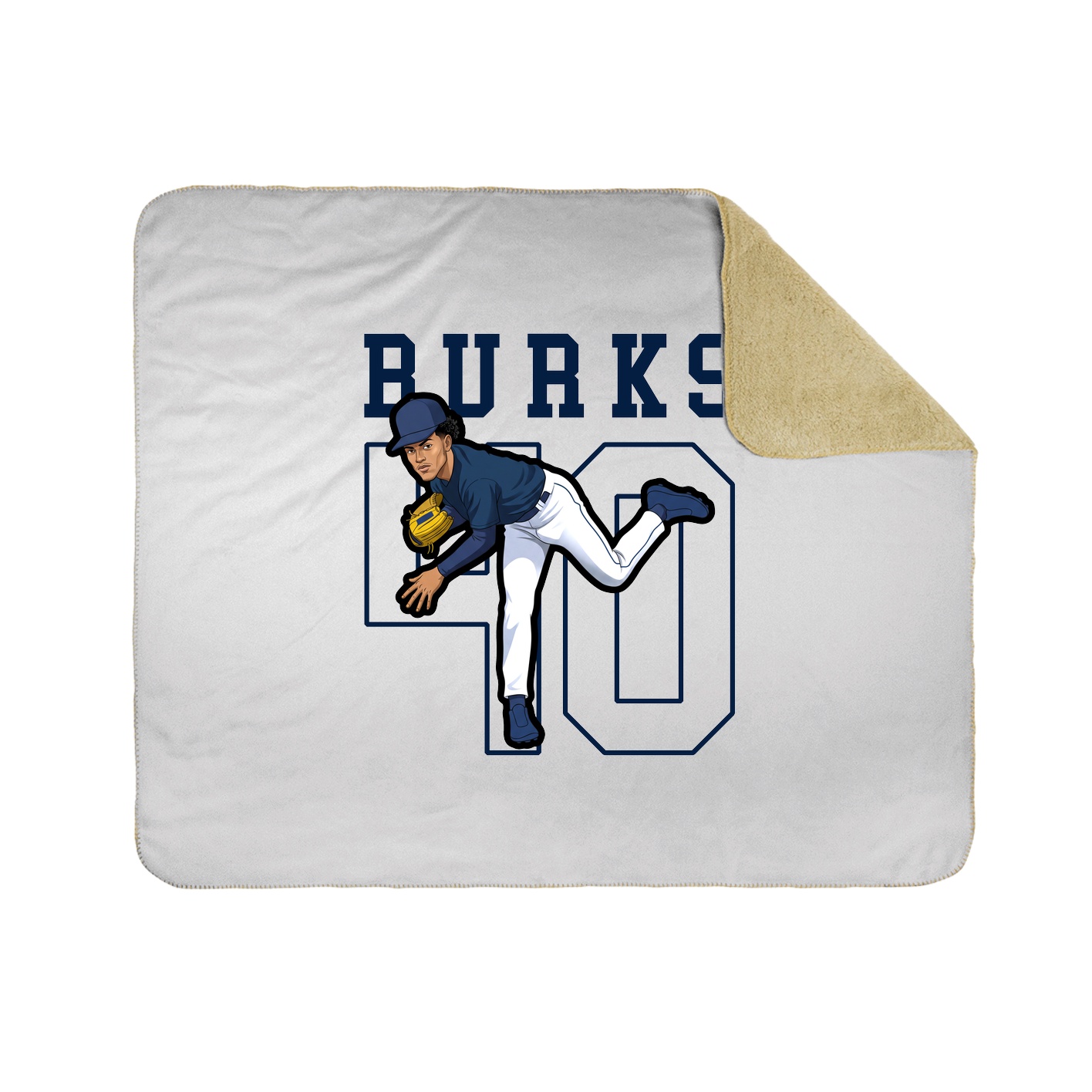 50x60 Sherpa Lined Throw Blanket