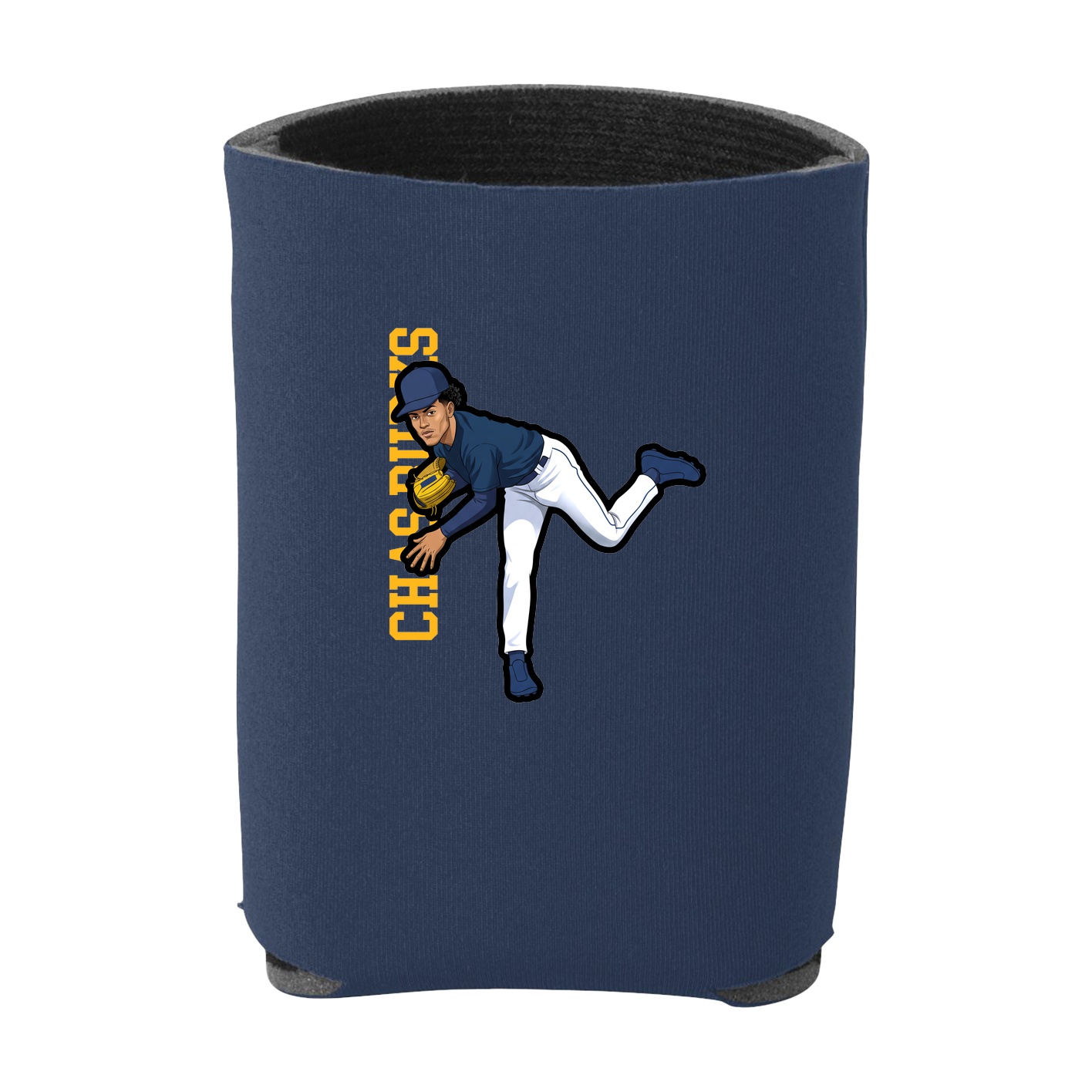 Can Holder — Name Vertical in Navy