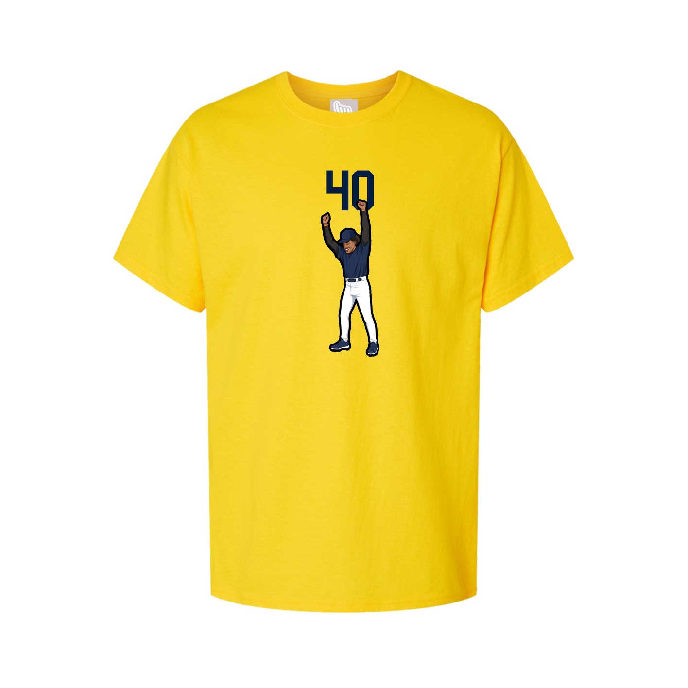 Tee — Number Top in Gold