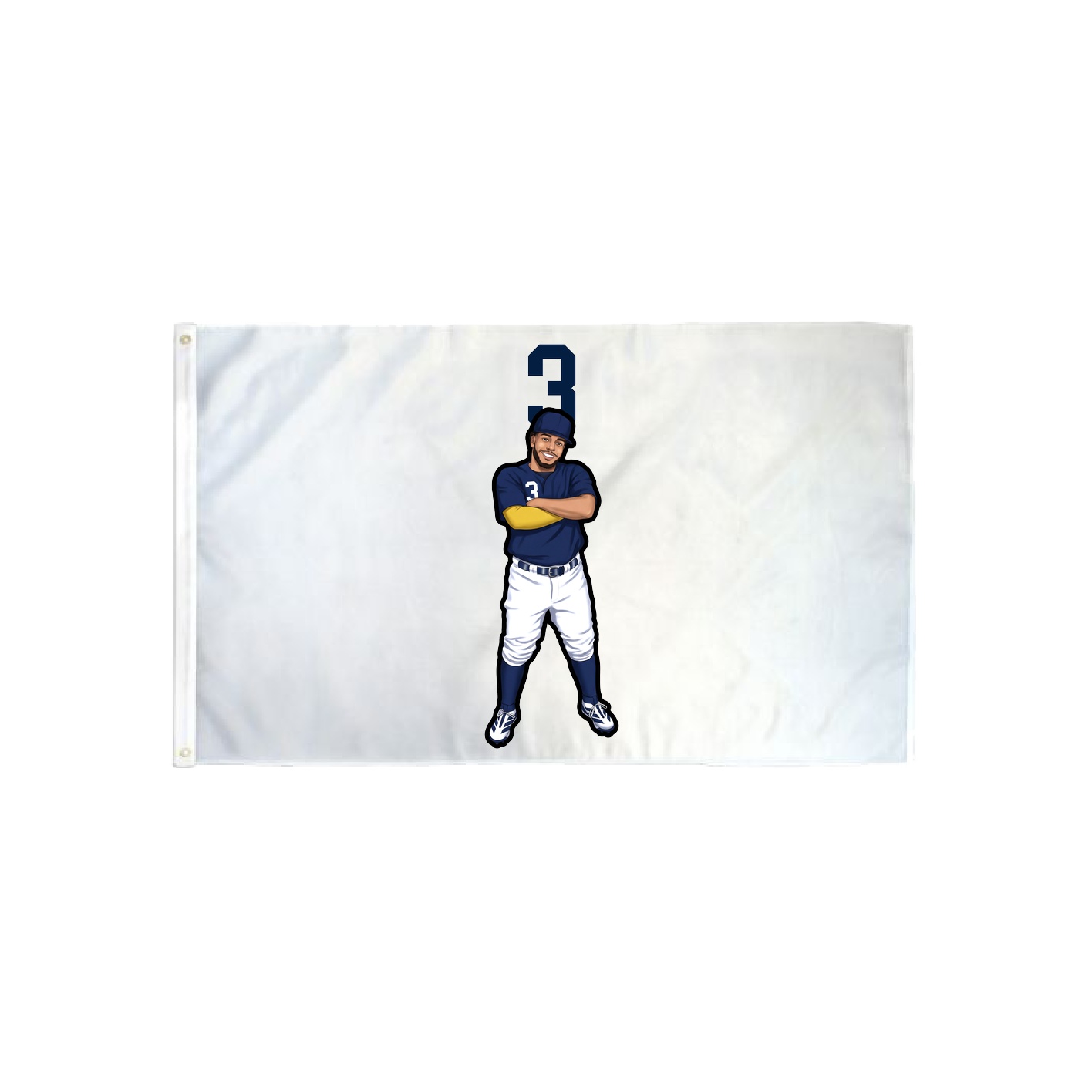 3x5 Flag — Number Top in Classic