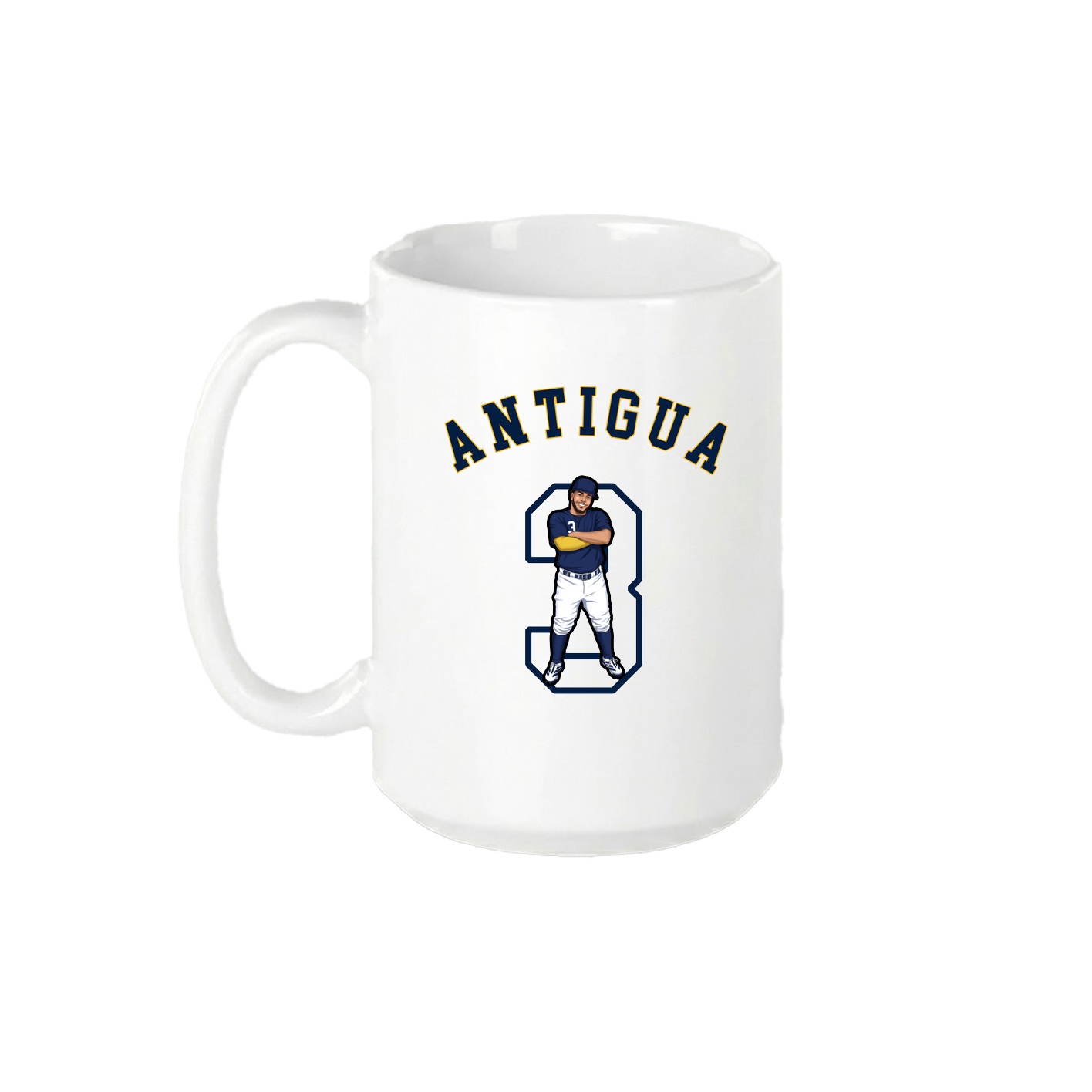 15oz Coffee Mug — Shirsey Arch in White