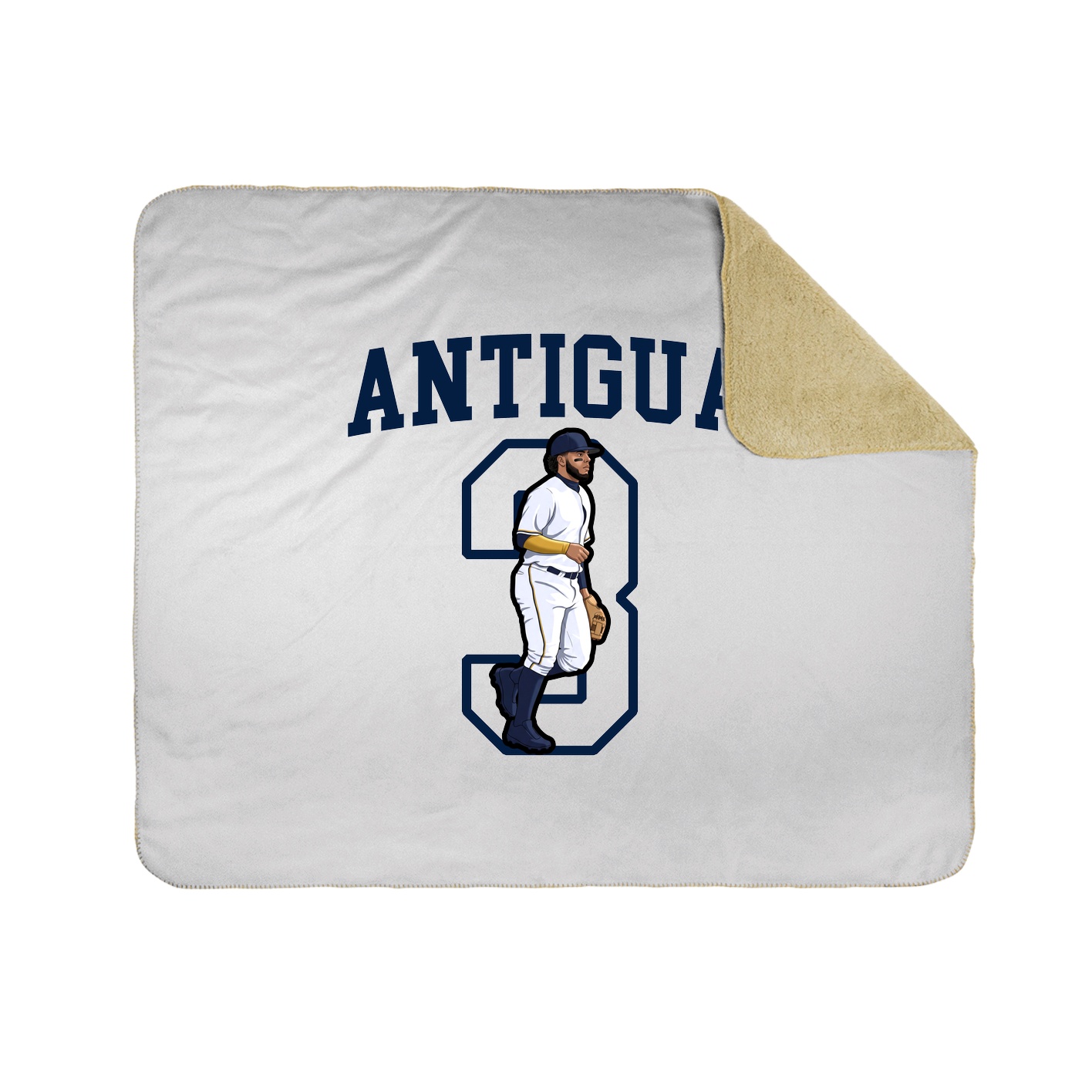 Throw Blanket — Shirsey in White
