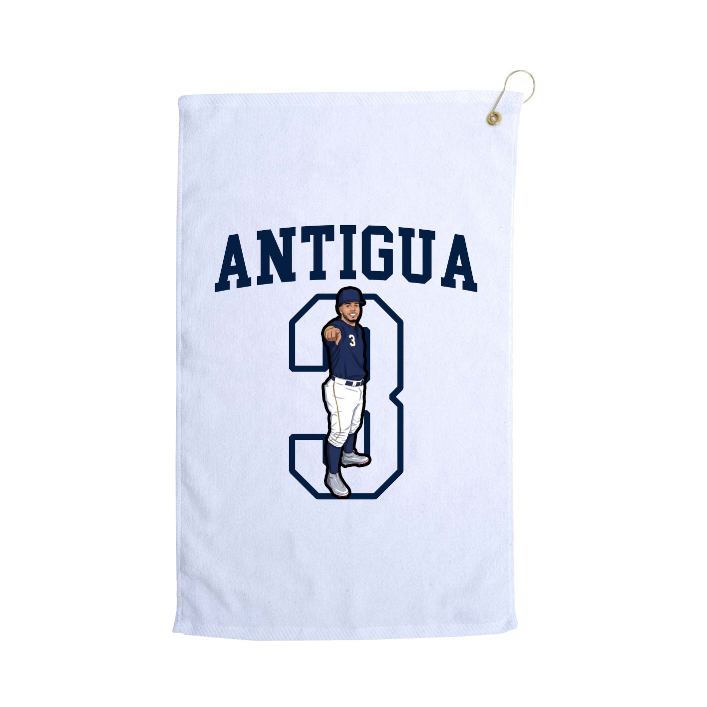 Golf Towel — Shirsey in White