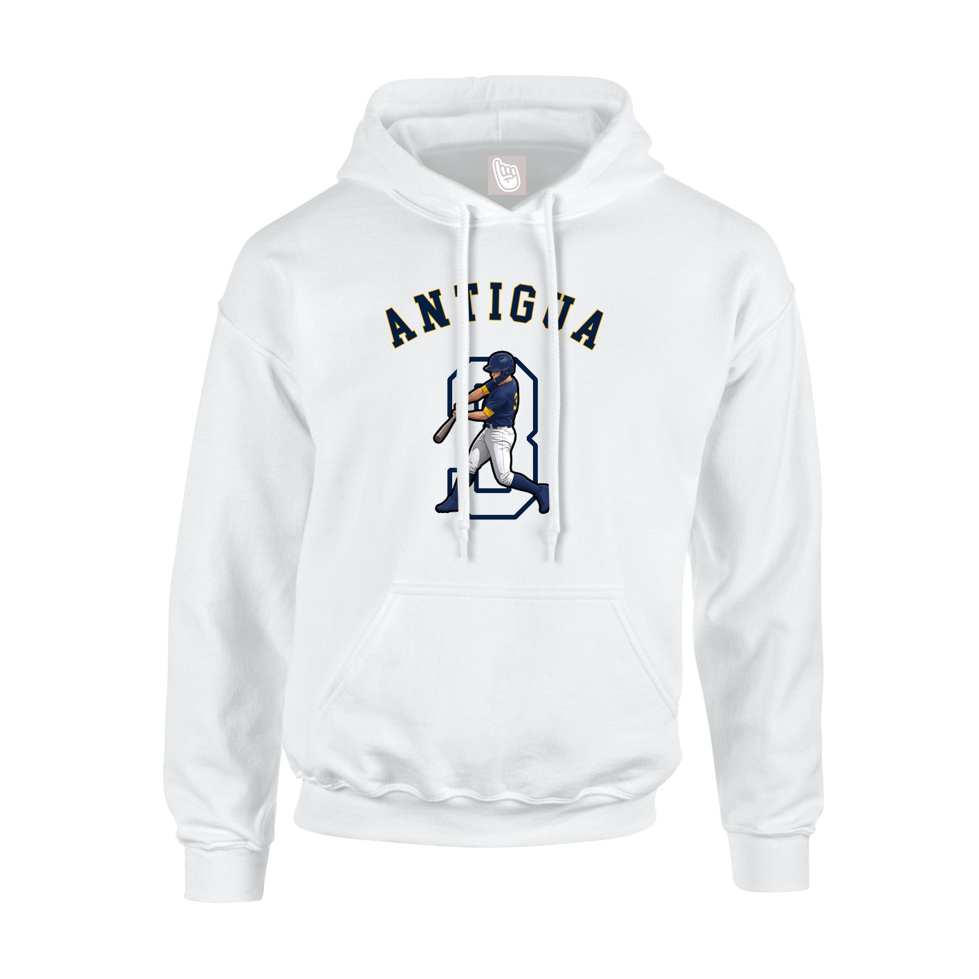 Youth Hoodie — Shirsey Arch in White
