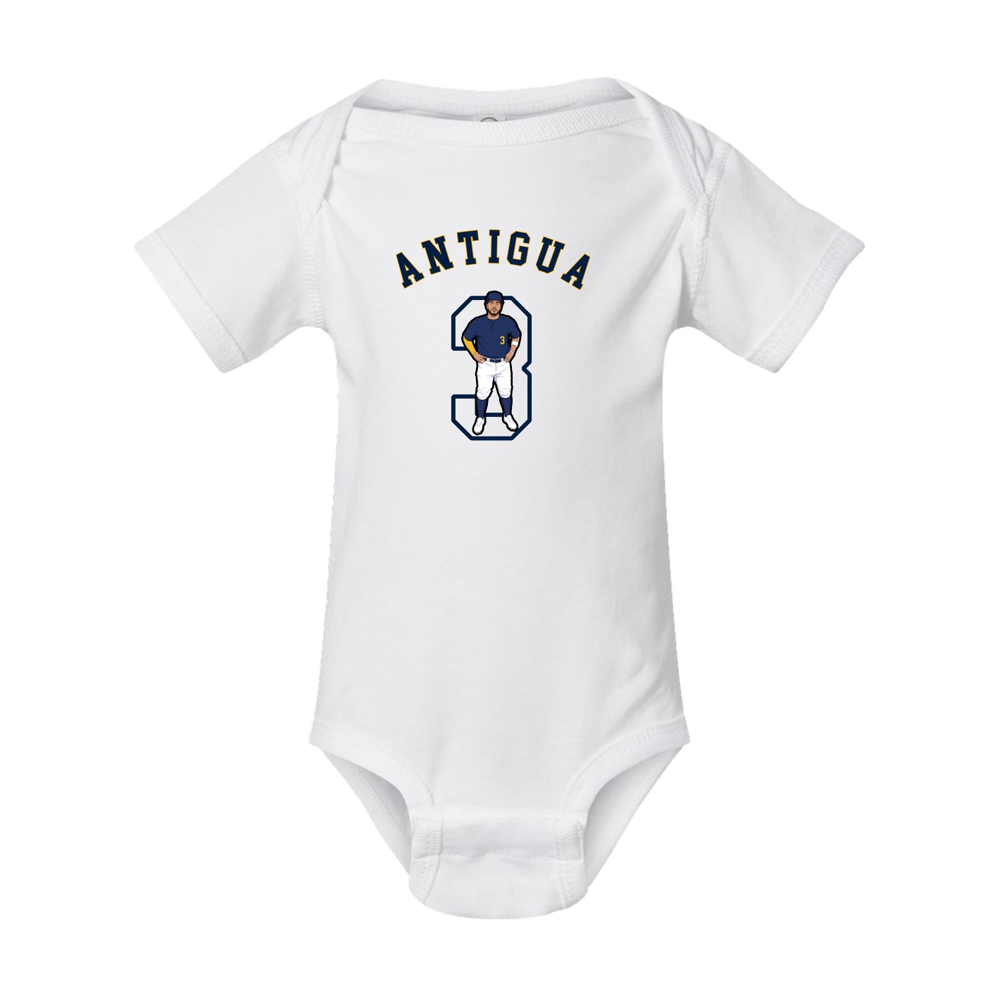 Baby Onesie — Shirsey Arch in White